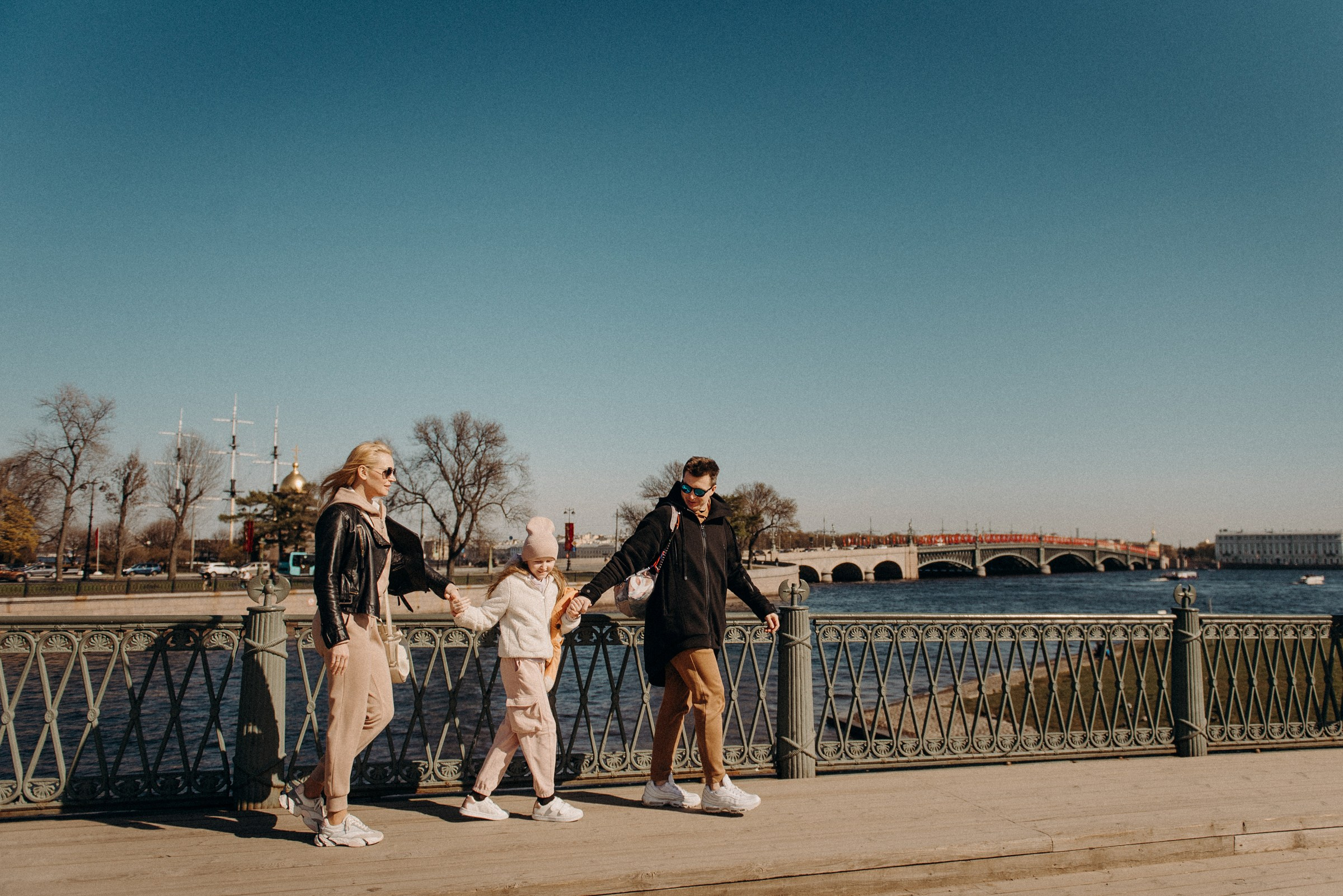 семейная фотосессия у Петропавловской крепости