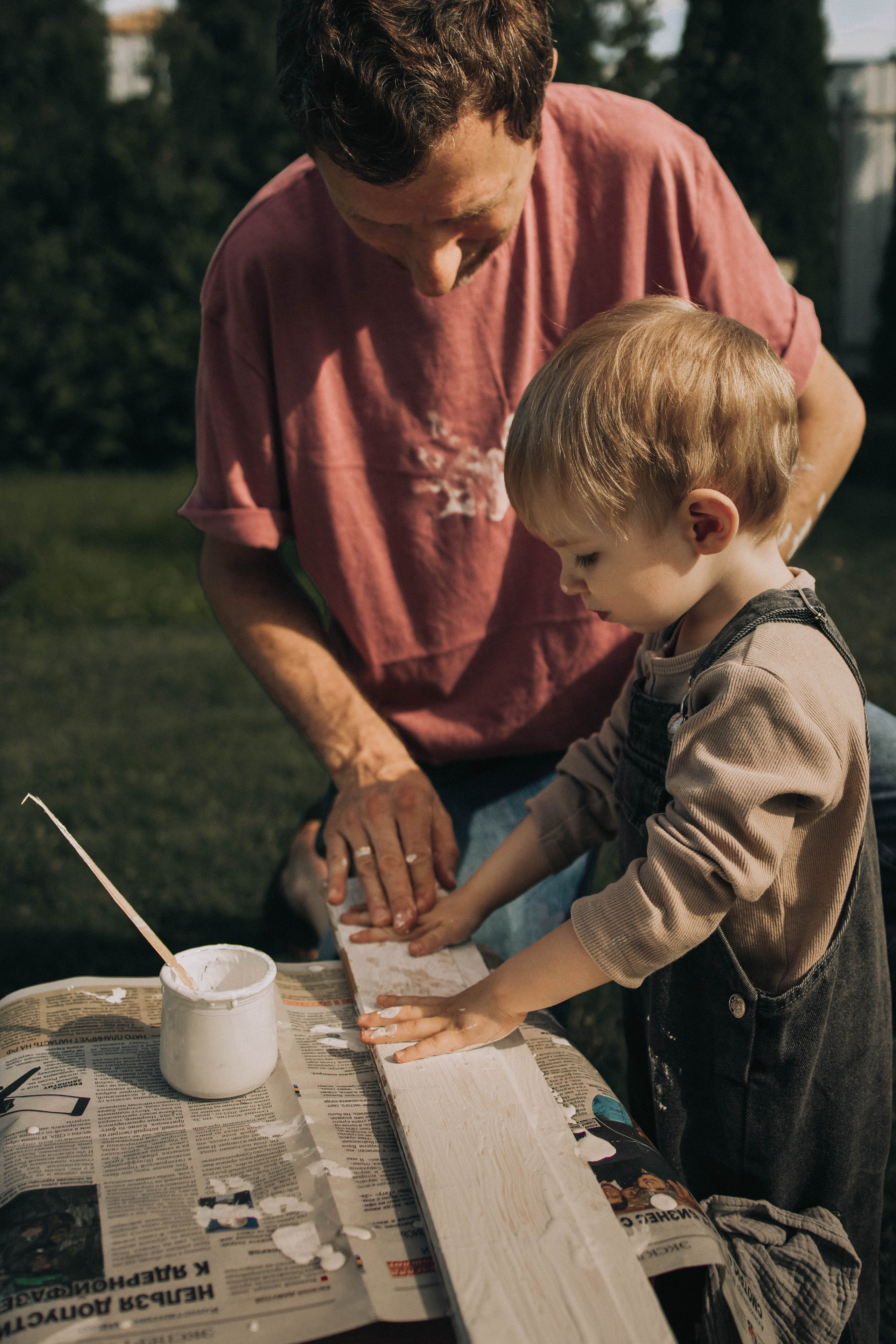 Стройка с дедом. Фотограф lifestylе в Москве Пшеничная Анастасия