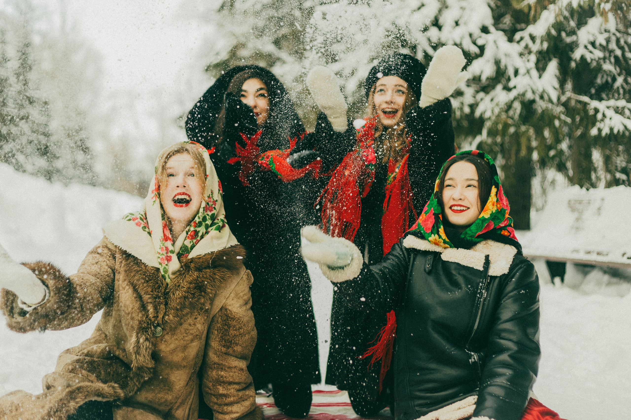 Зима в стиле СССР. Портретный и репортажный фотограф Елизавета Рудовская|Казань