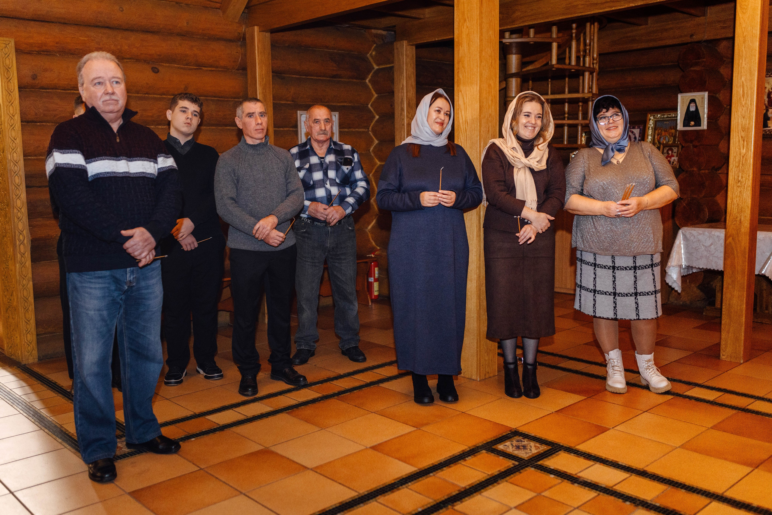 Крещение Демида, храм Святой Троицы, декабрь 2025