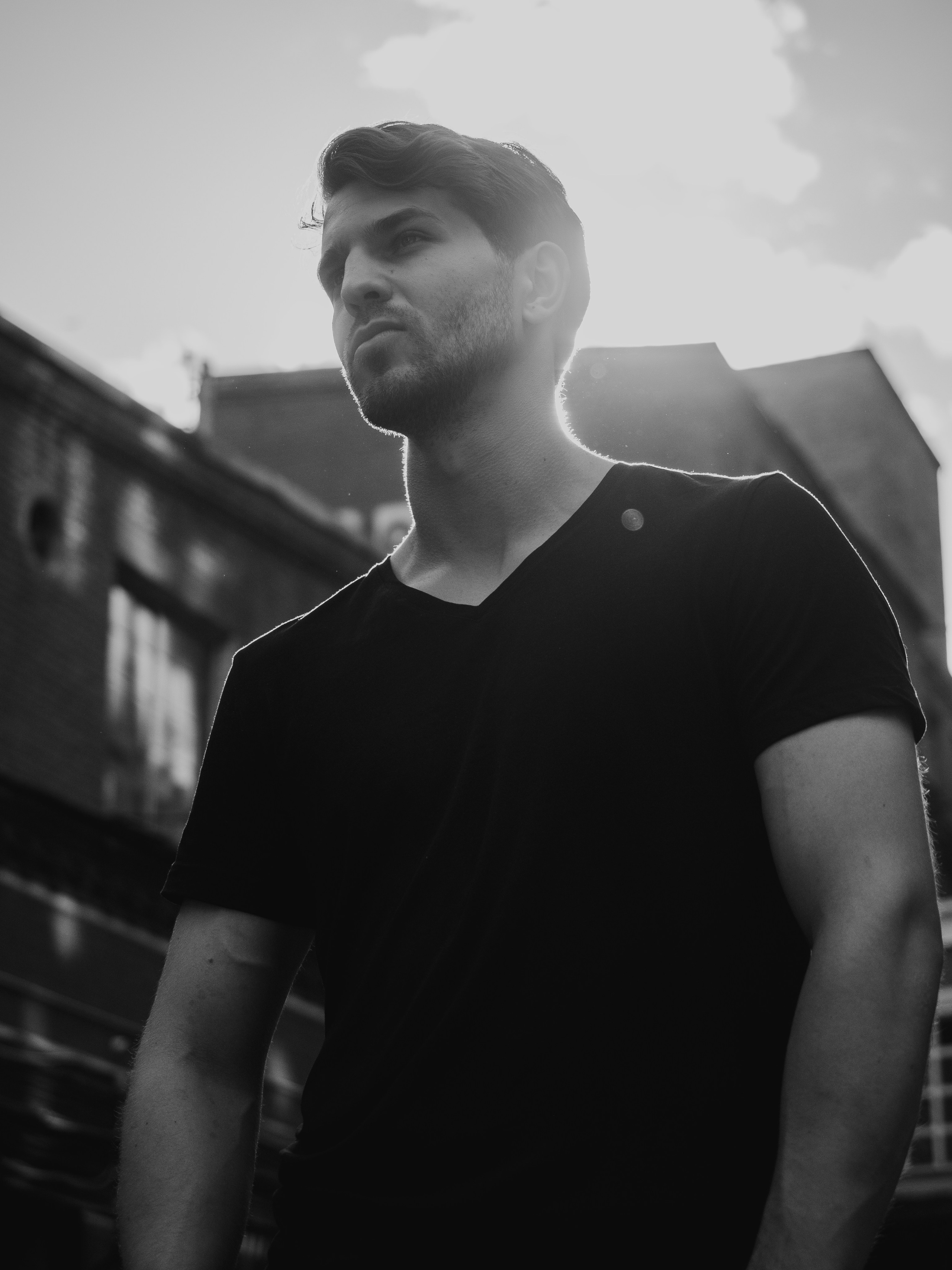 Фотопрогулка в ч/б. Маруся Машкова • Фотограф в Москве