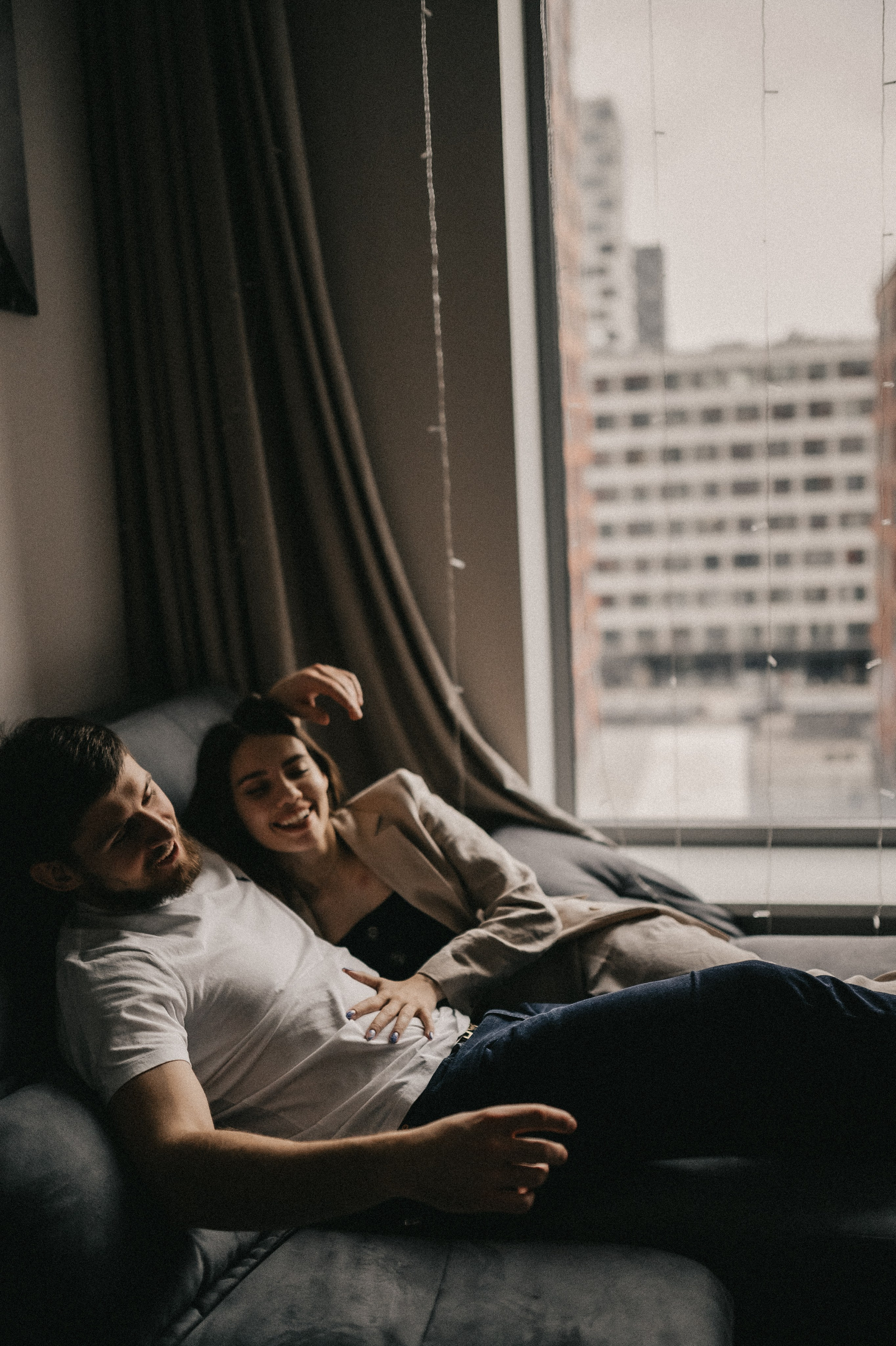 Лёня, Лера и Матвей дома. Семейный и свадебный lifestyle-фотограф в Москве Мария Петрова