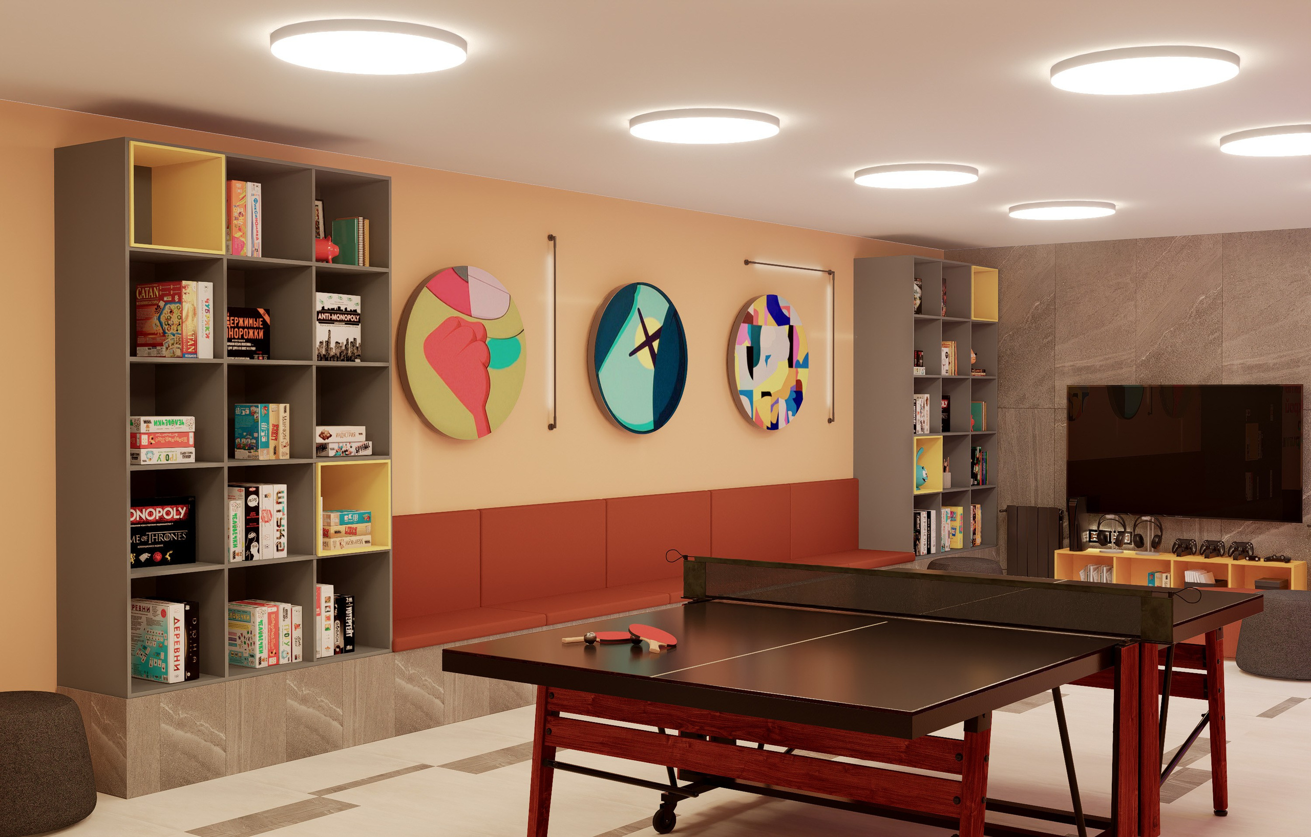 Проект шахматного клуба «ИСКРА». Архитектурно-дизайнерское бюро ROOMS