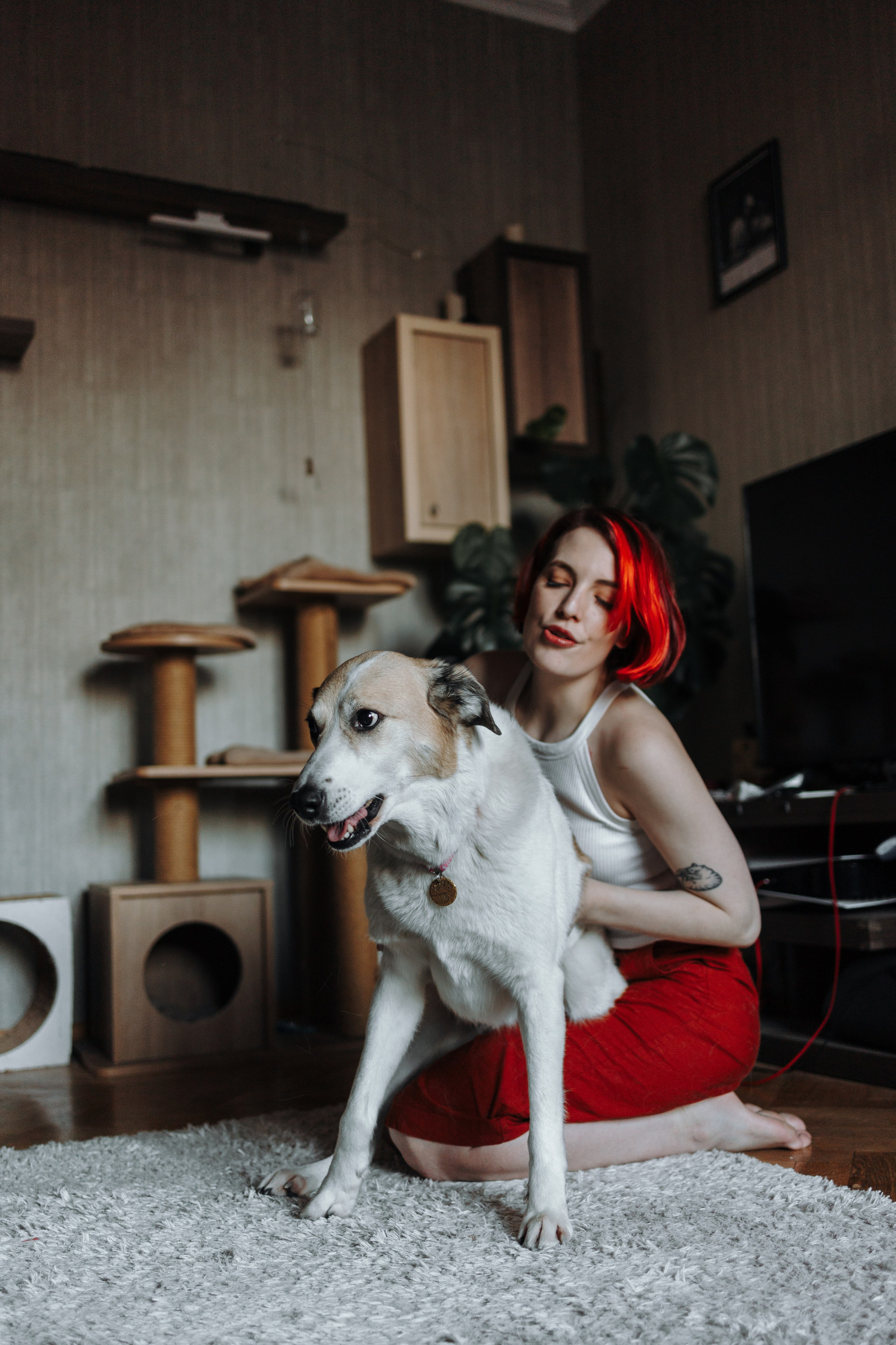 Саша и ее хвосты. Фотограф — Анималист | Санкт-Петербург