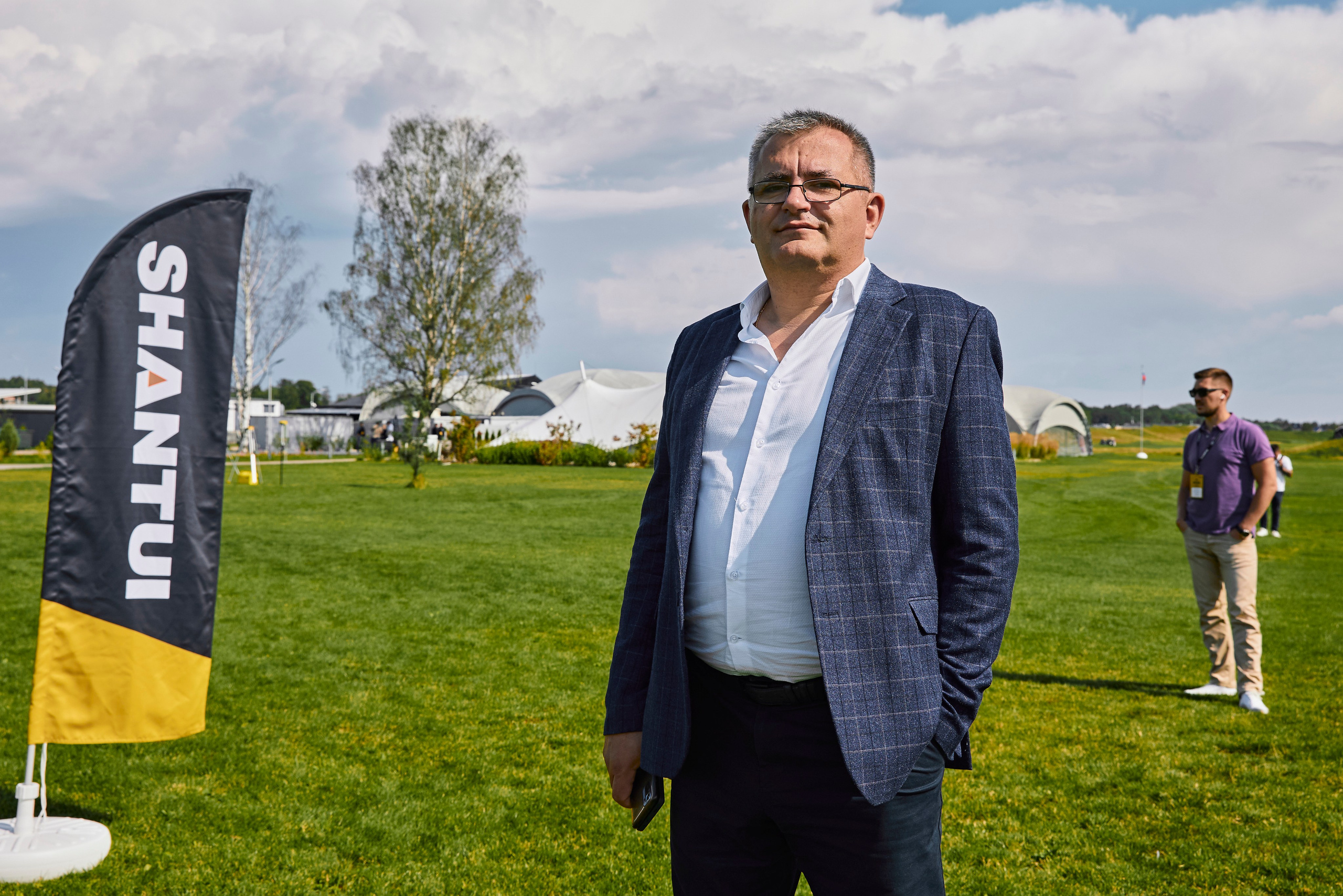 Презентация спец. техники Shantui. Фотограф Александра Иванова