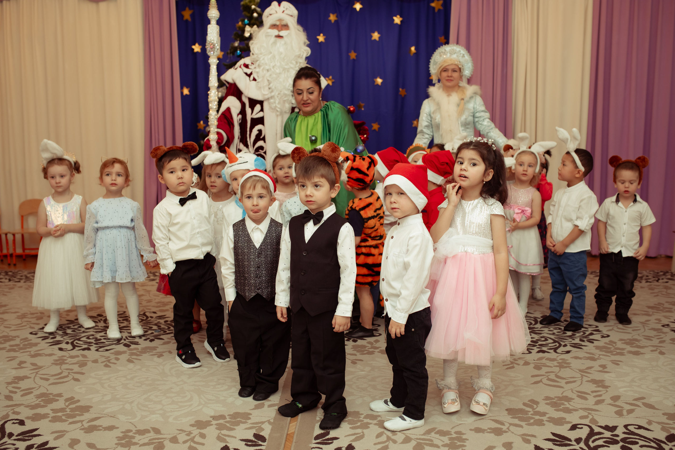 Новогодний утренник в детском саду. Семейный и детский фотограф в Москве Дорогова Екатерина
