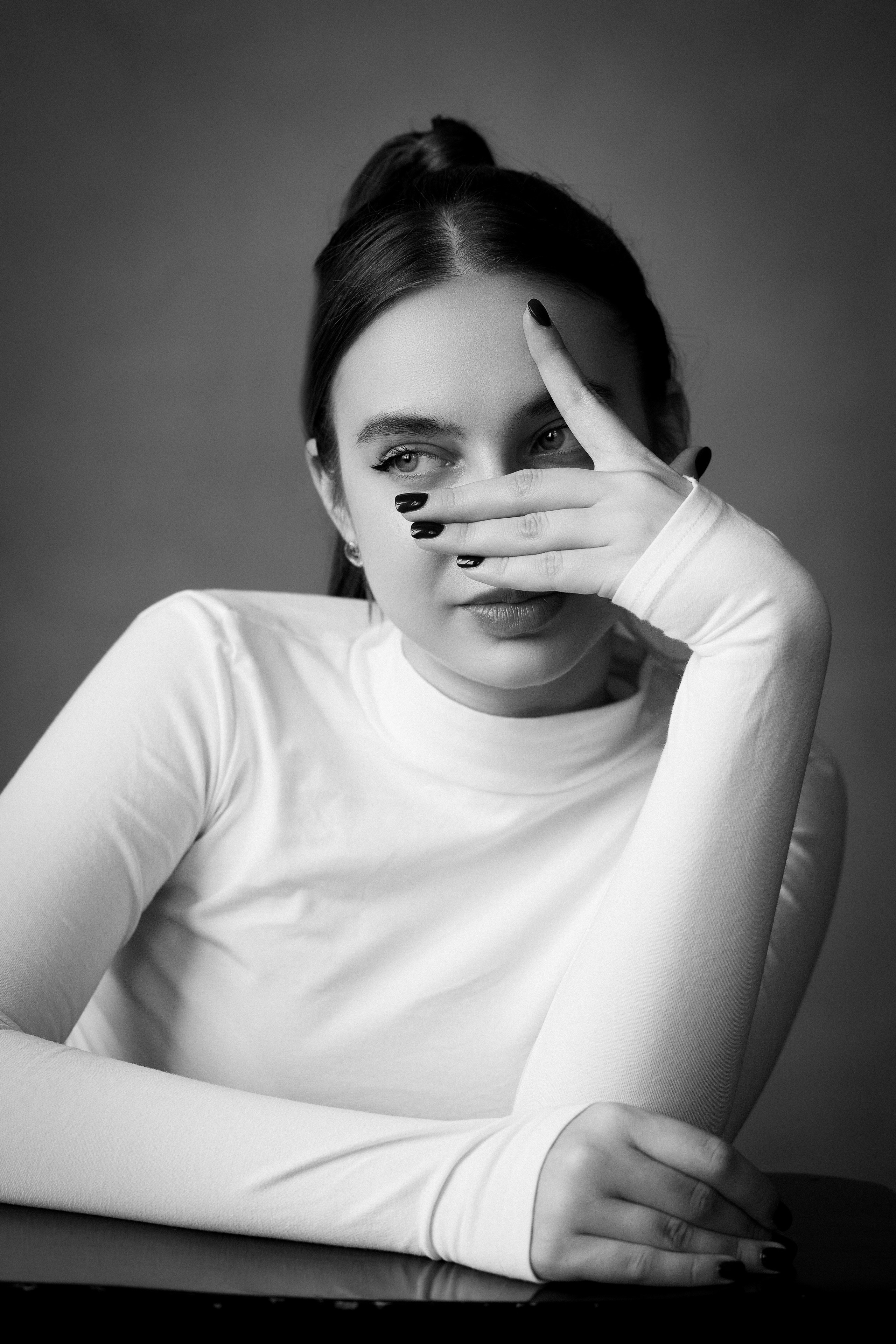 Женский портрет в студии. Фотограф Минск