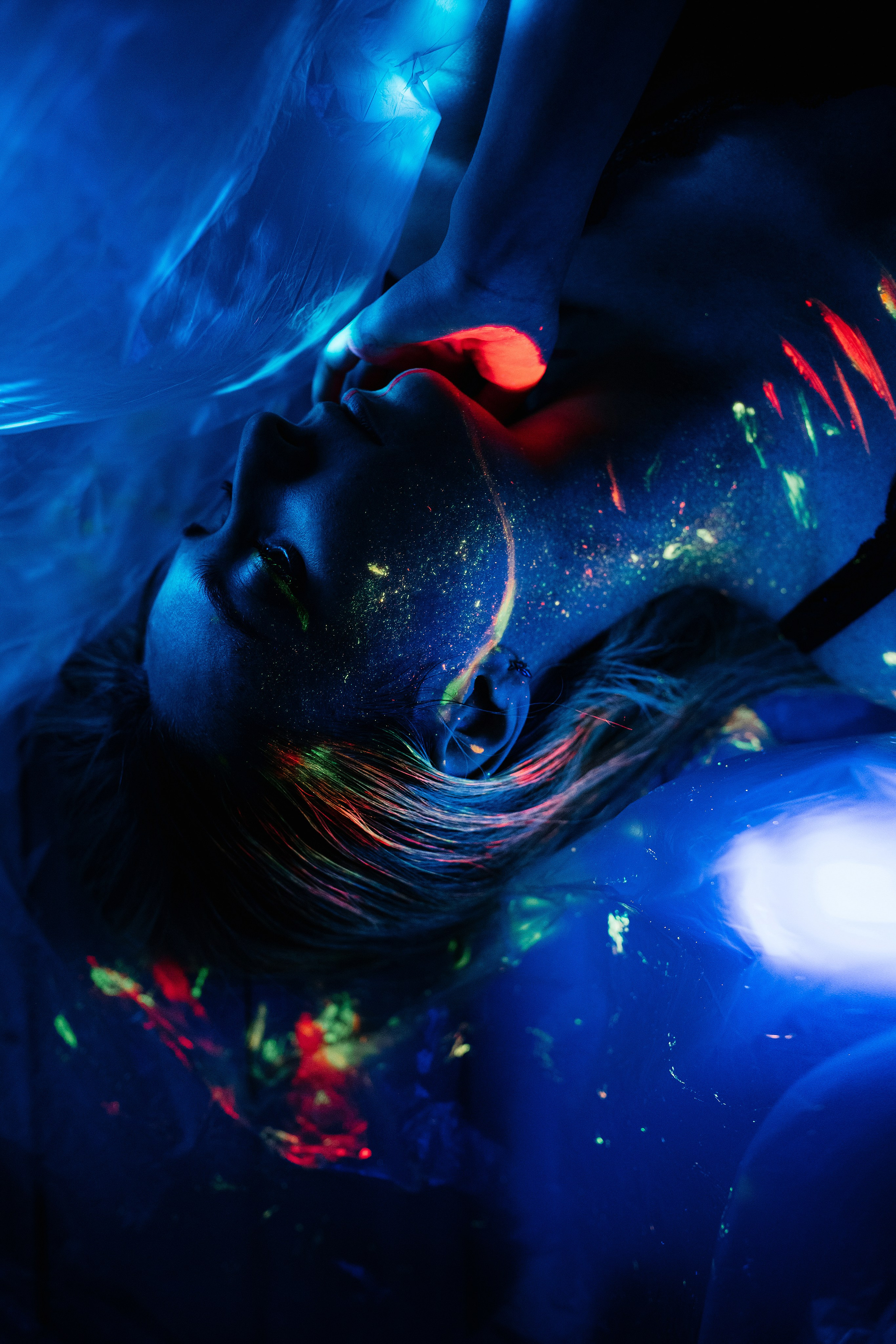 Съемки со светящимися красками. Свадебный, семейный фотограф в Рязани Лена Брант