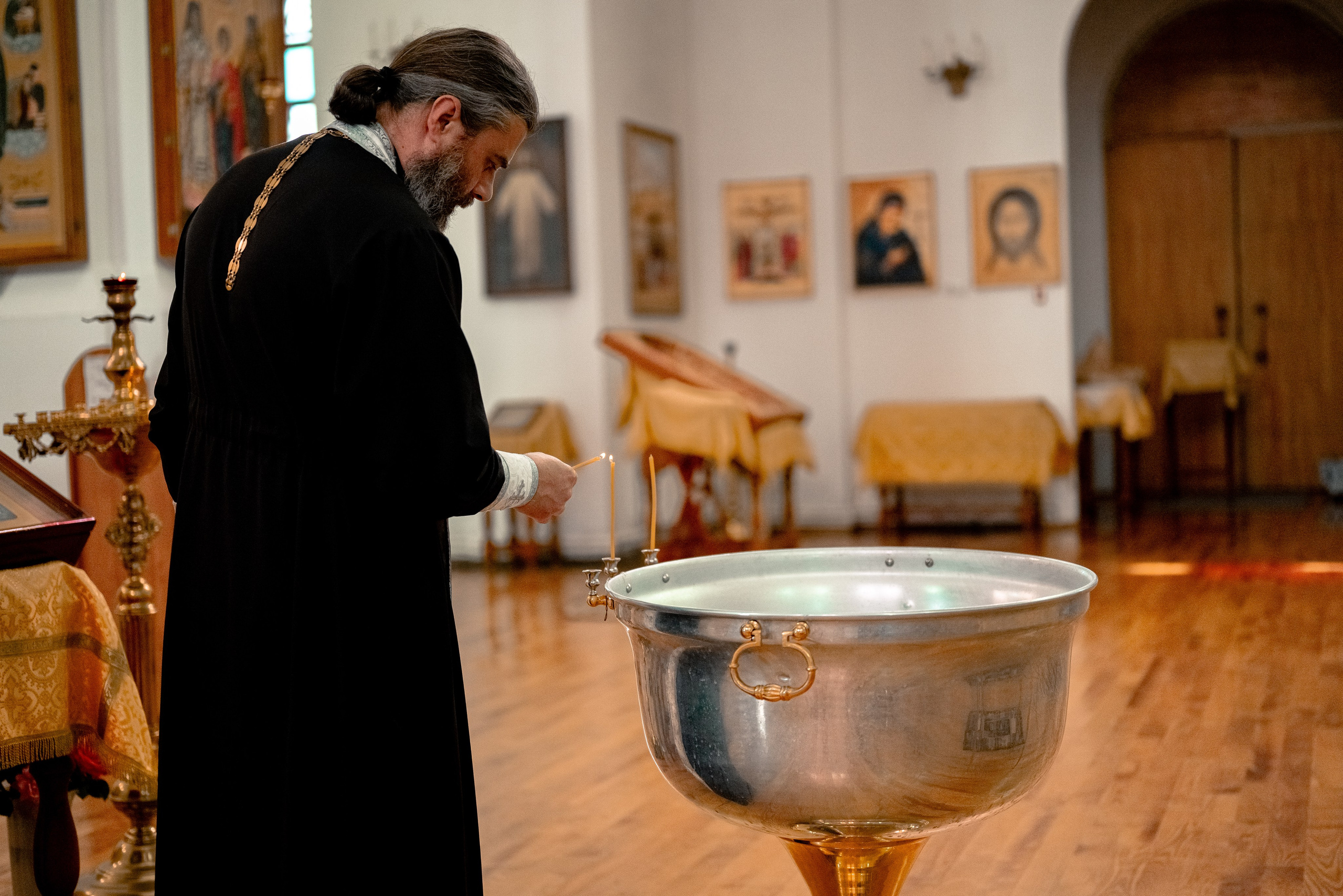 Таинство крещения. Фотограф Краснодарский край
