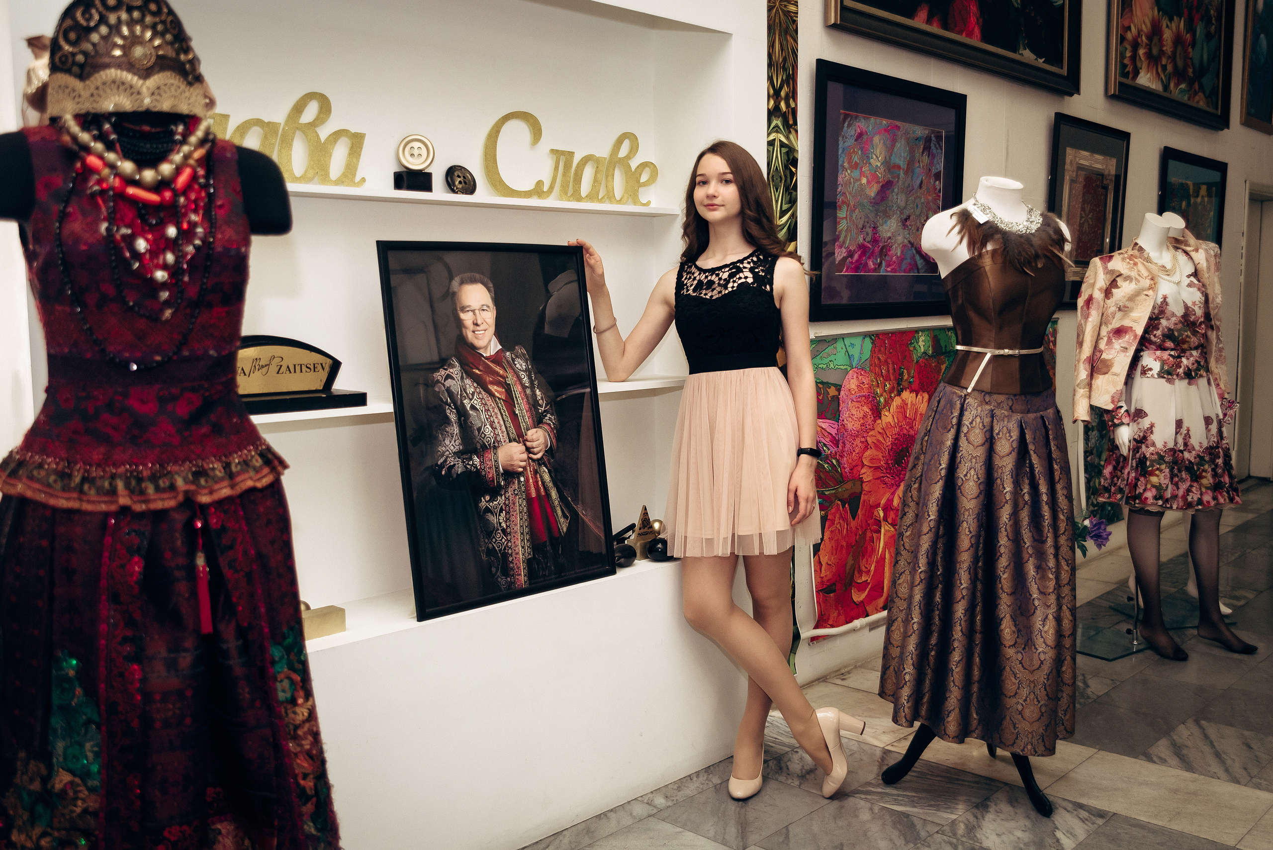 Дети-модели. Дом В.Зайцева, Москва