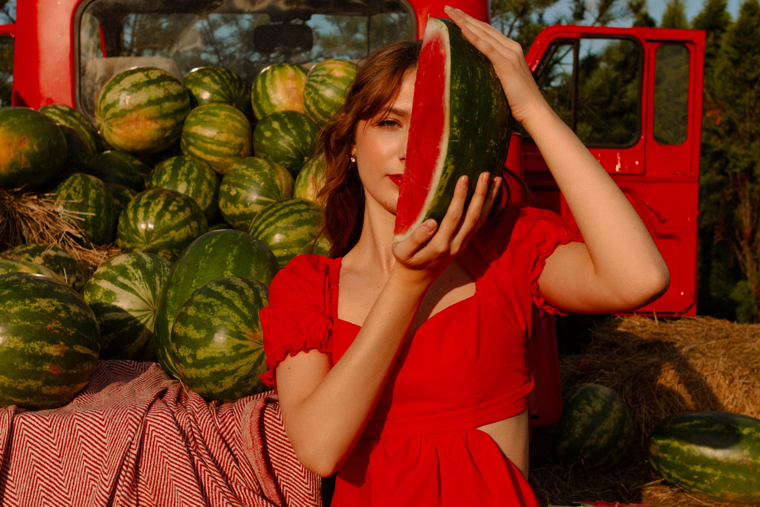 Пикап с арбузами. Создадим шедевр? Виталина и её фотоискусство