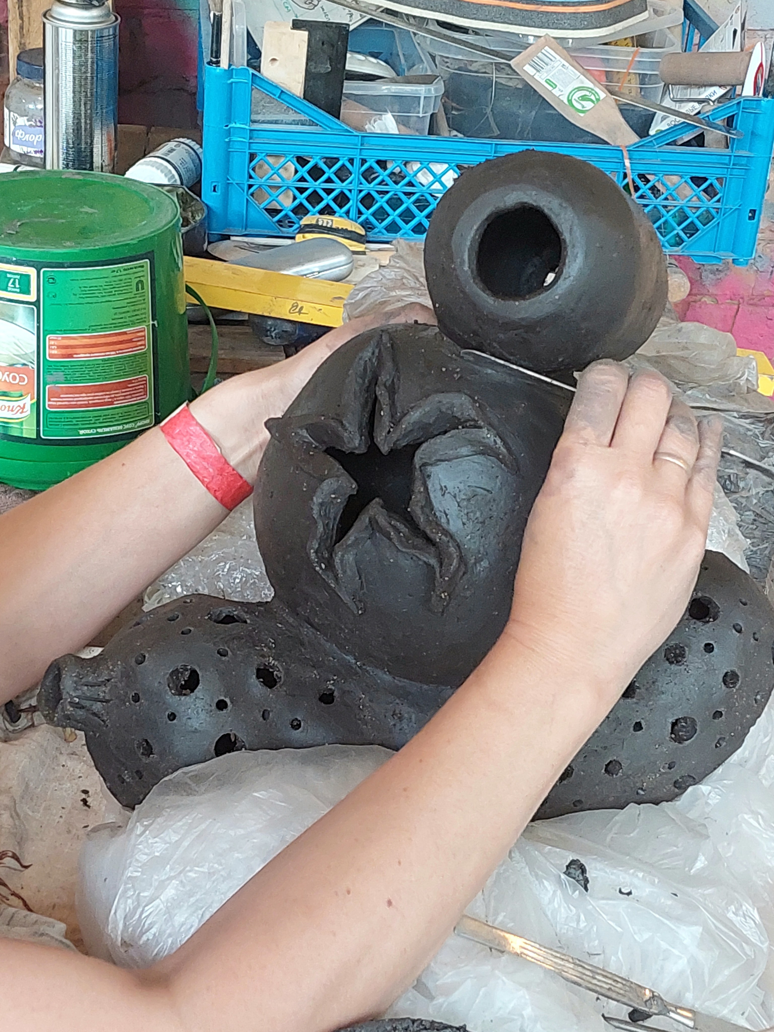 Гуслица 2022. Курс Татьяны Пунанс «Make Your Fire». Керамика с историей. Елена Рогалёва