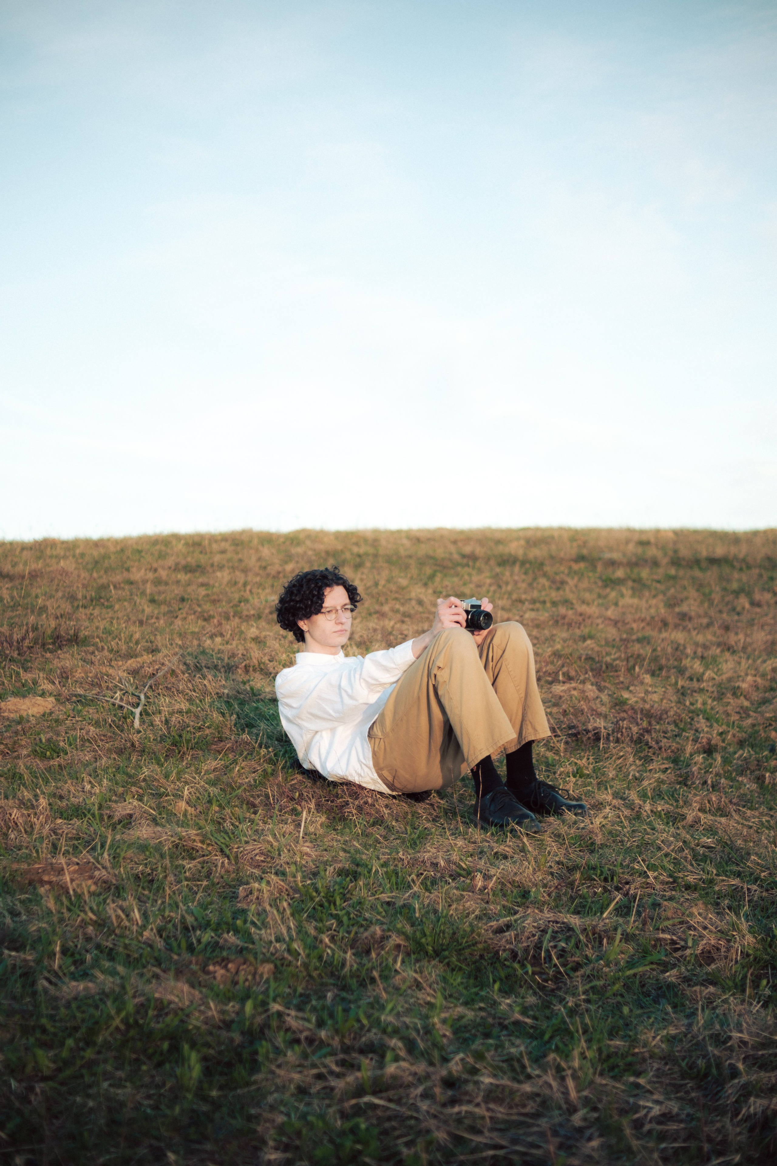 Андрей. Съёмка в поле. Lickord