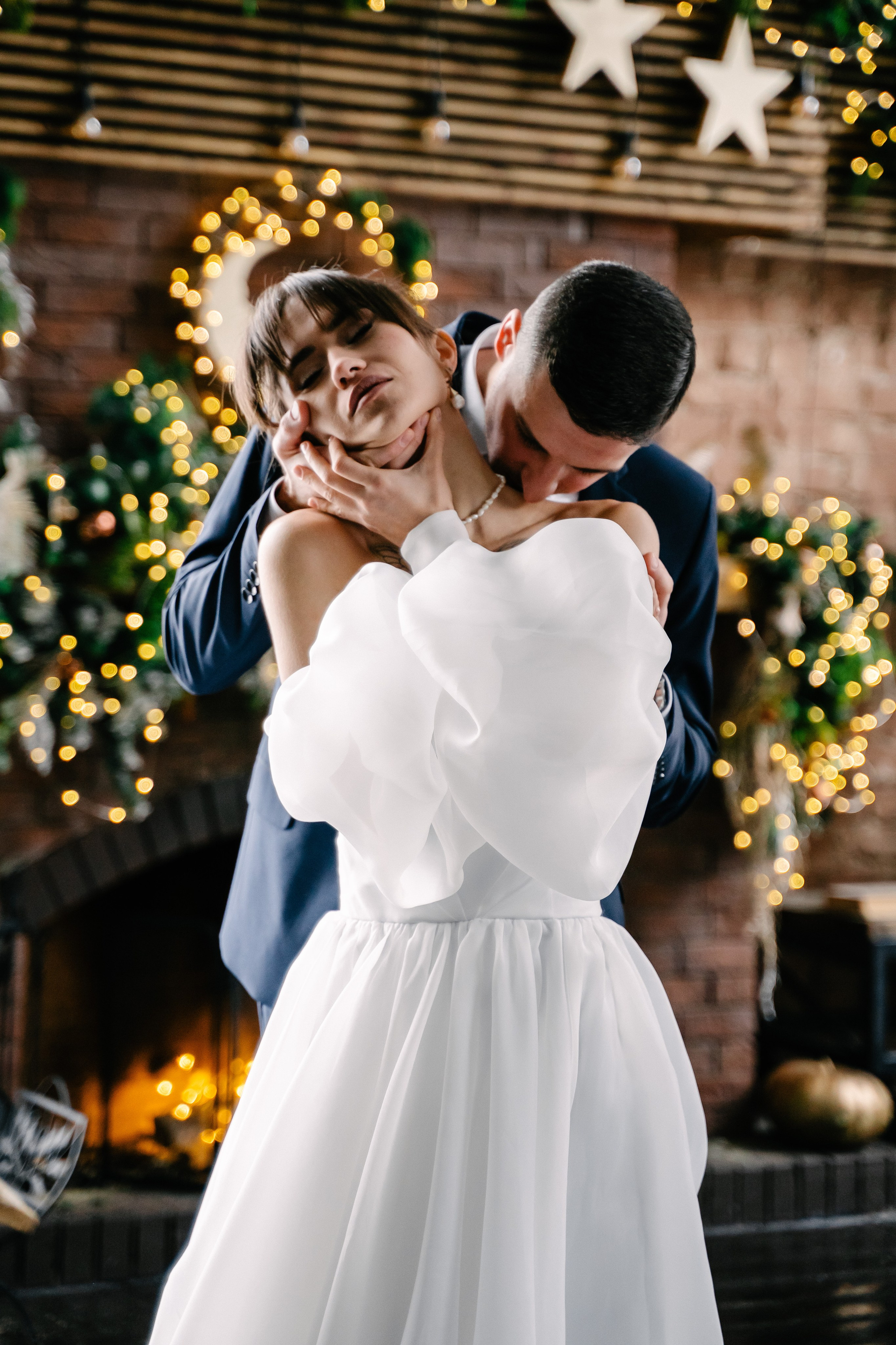 Свадебная фотосессия молодоженов в студии. Свадебный и семейный фотограф из Воронежа|Москвы Бубнова Екатерина