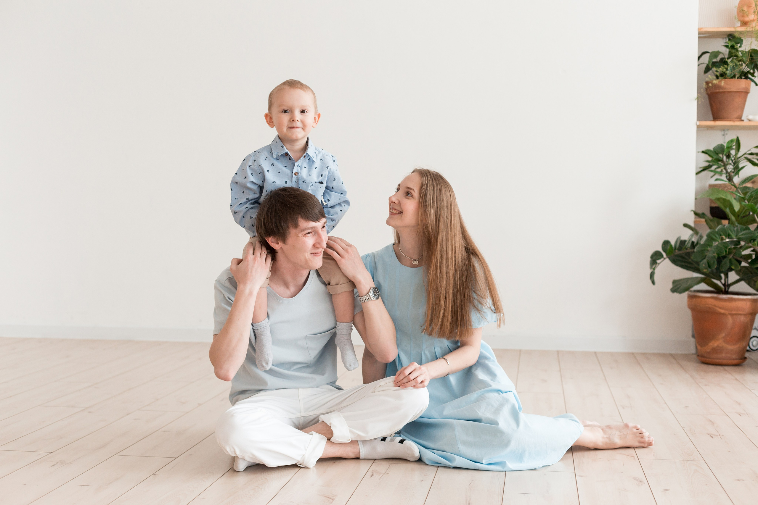 Семейная студийная съемка. Семейный и детский фотограф в Перми Ксения Масленникова