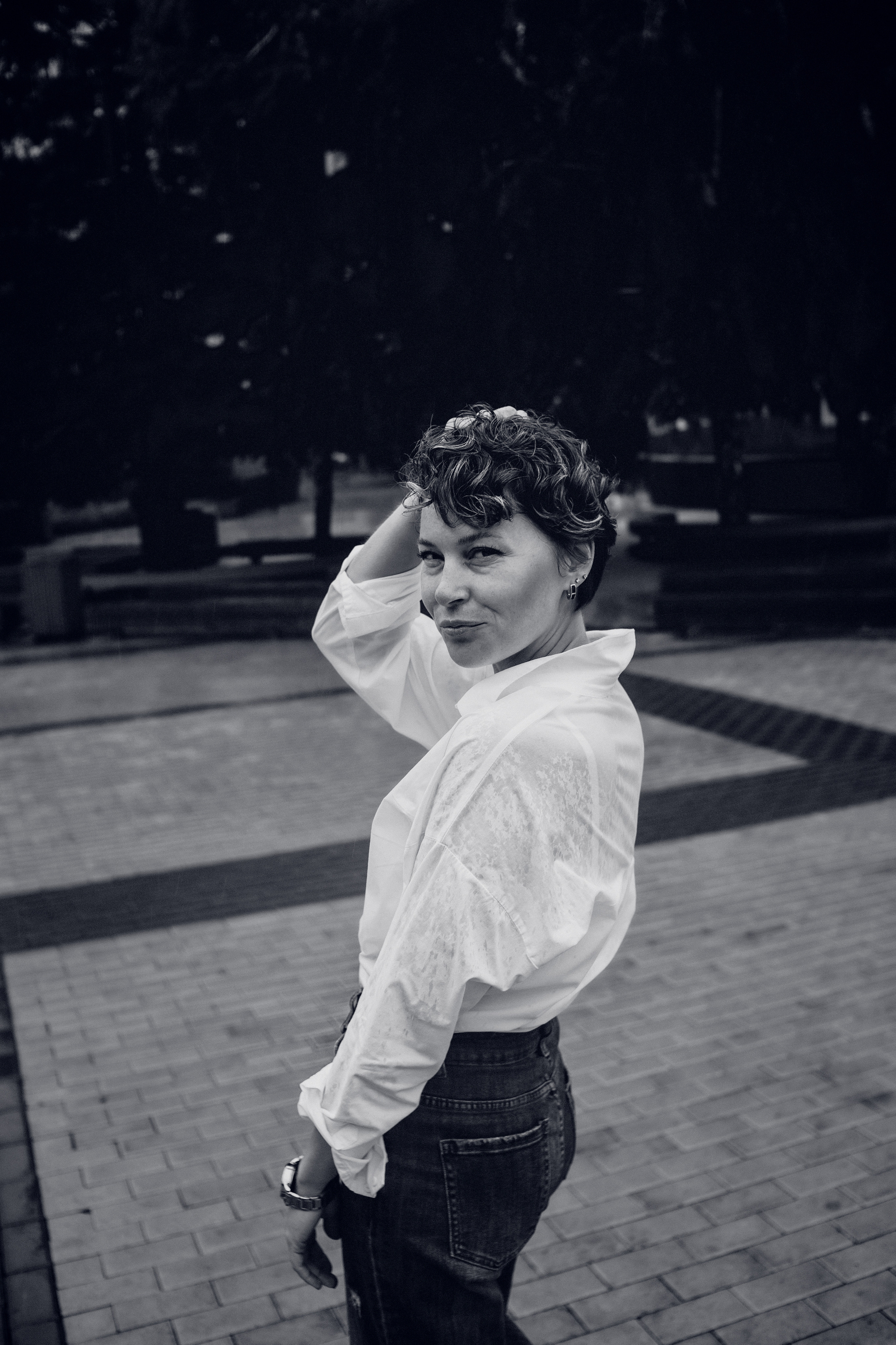 Татьяна. Дождь. Фотограф Регина Крикунова г. Красноярск