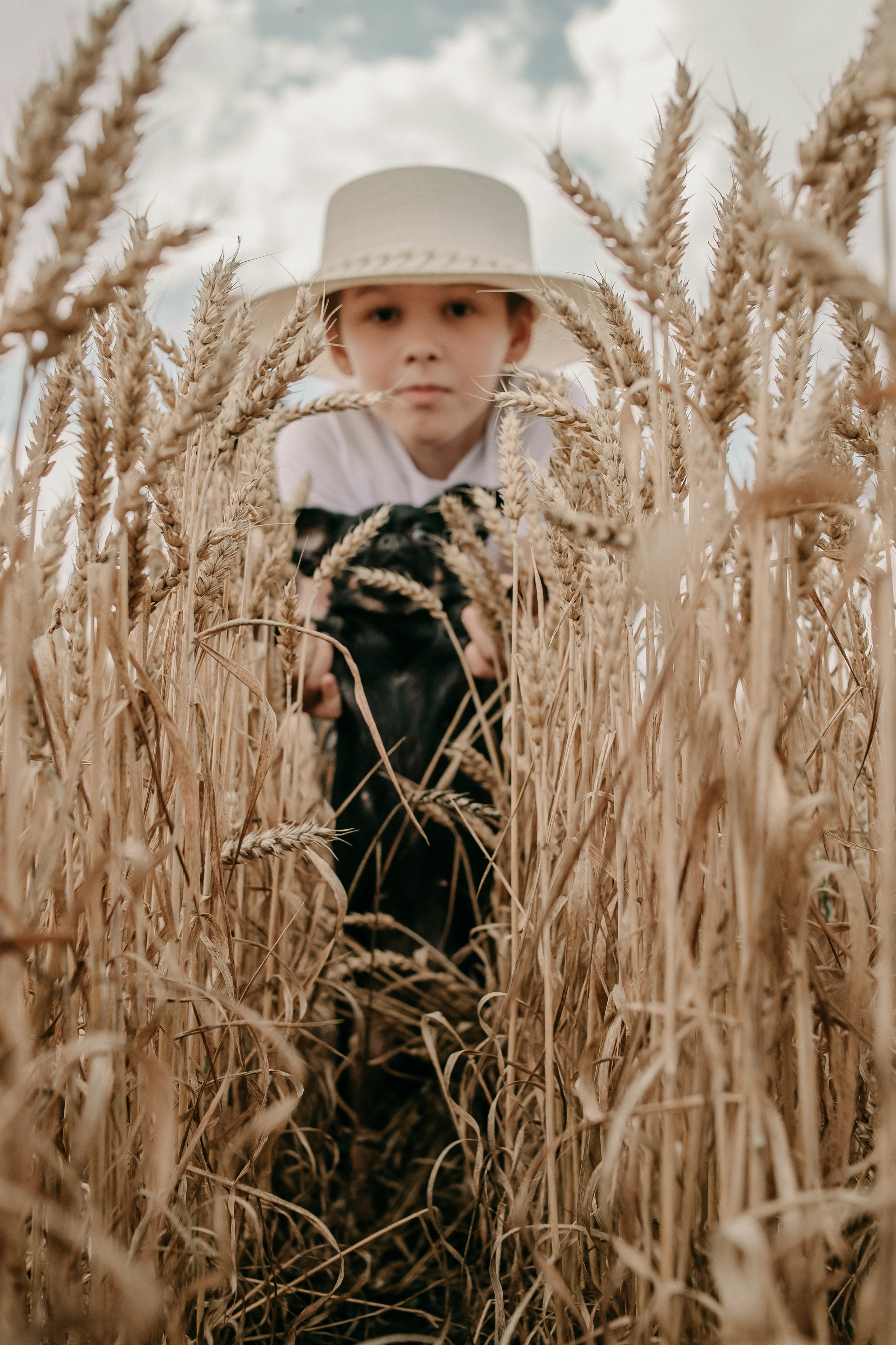 Прогулка в поле. Светлана, Матвей, Захар. Фотограф Регина Крикунова г. Красноярск