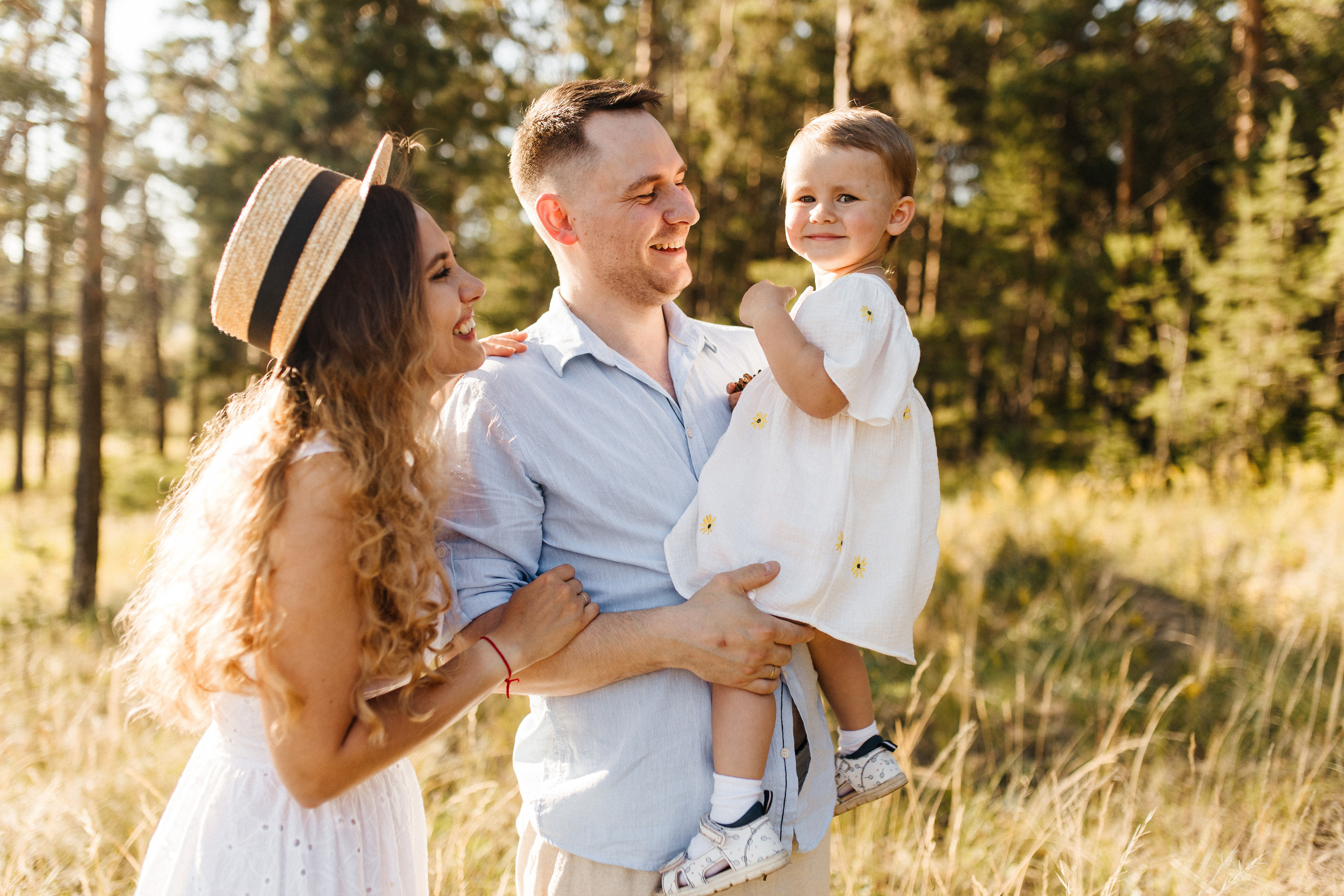 счастливая семья фотосессия в окрестностях г Самара