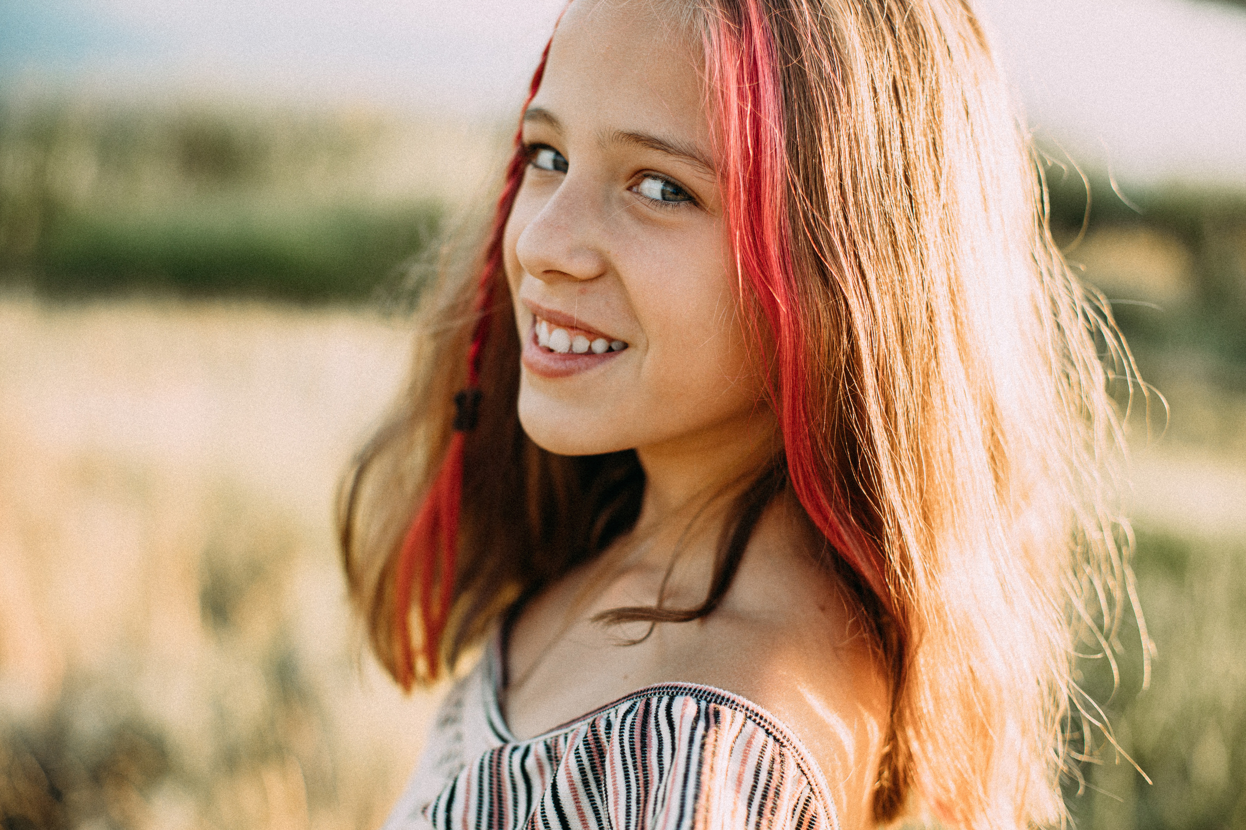 портрет девочки подростка на природе Самара фотосессия