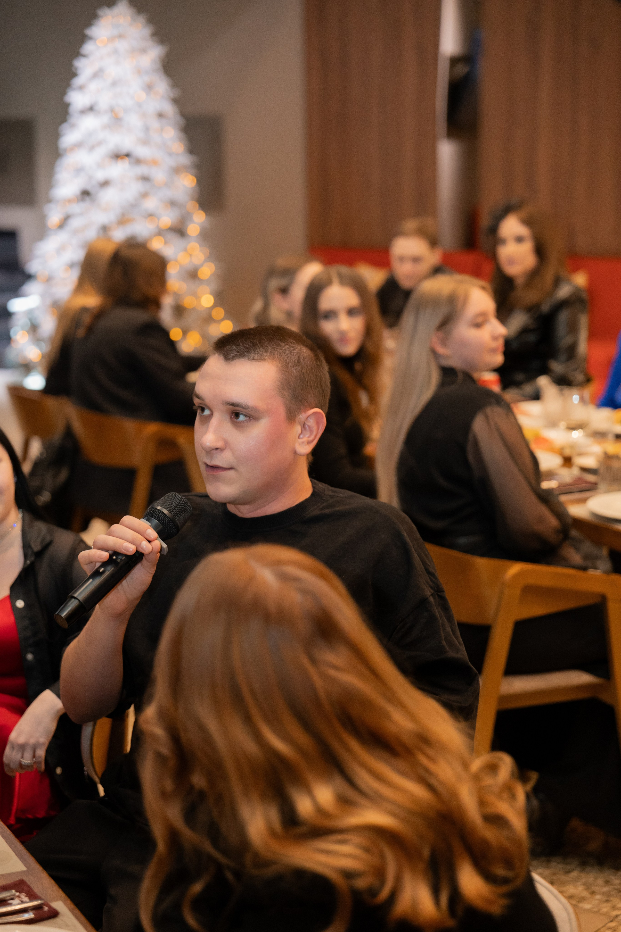 Новогодний корпоратив Альфа-Банк, ресторан Журавли