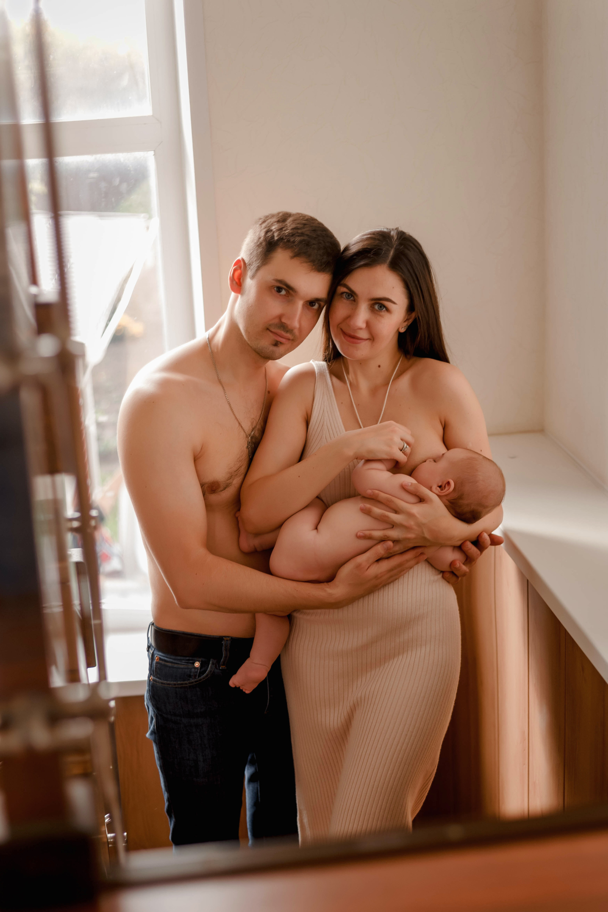 Артемий, Марина и Пашка. Семейный фотограф • Домашние съемки в Нижнем Новгороде