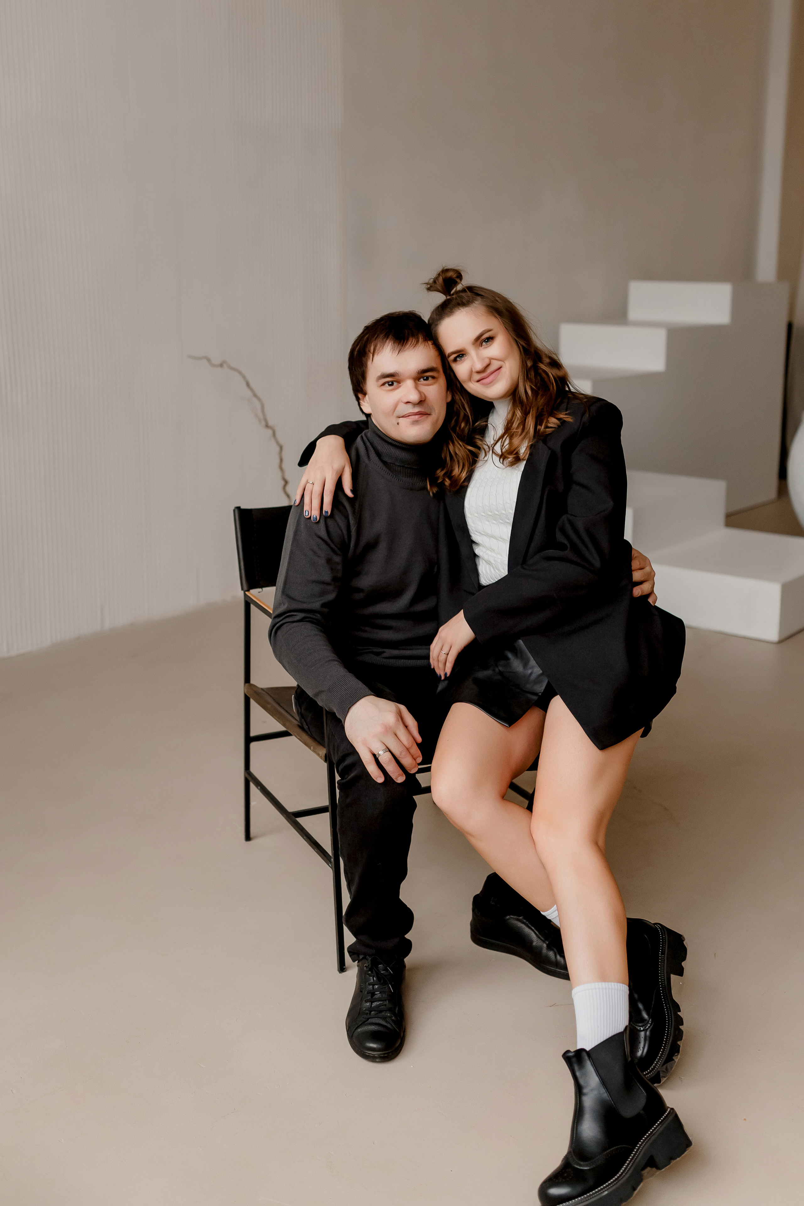 Артем, Карина и София. Семейный фотограф • Домашние съемки в Нижнем Новгороде