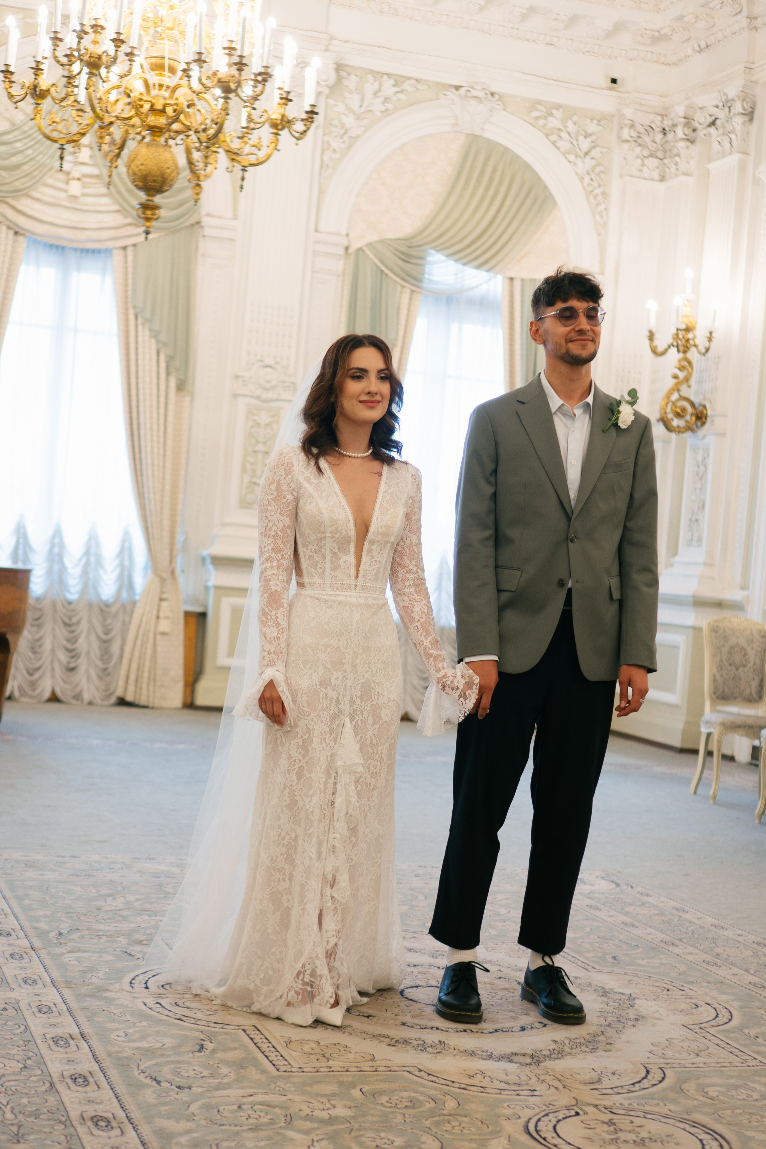 СВАДЕБНАЯ СЬЕМКА В ПЕРВОМ ДВОРЦЕ БРАКОСОЧЕТАНИЯ. Профессиональный фотограф, Санкт-Петербург — Виктория Богомолова