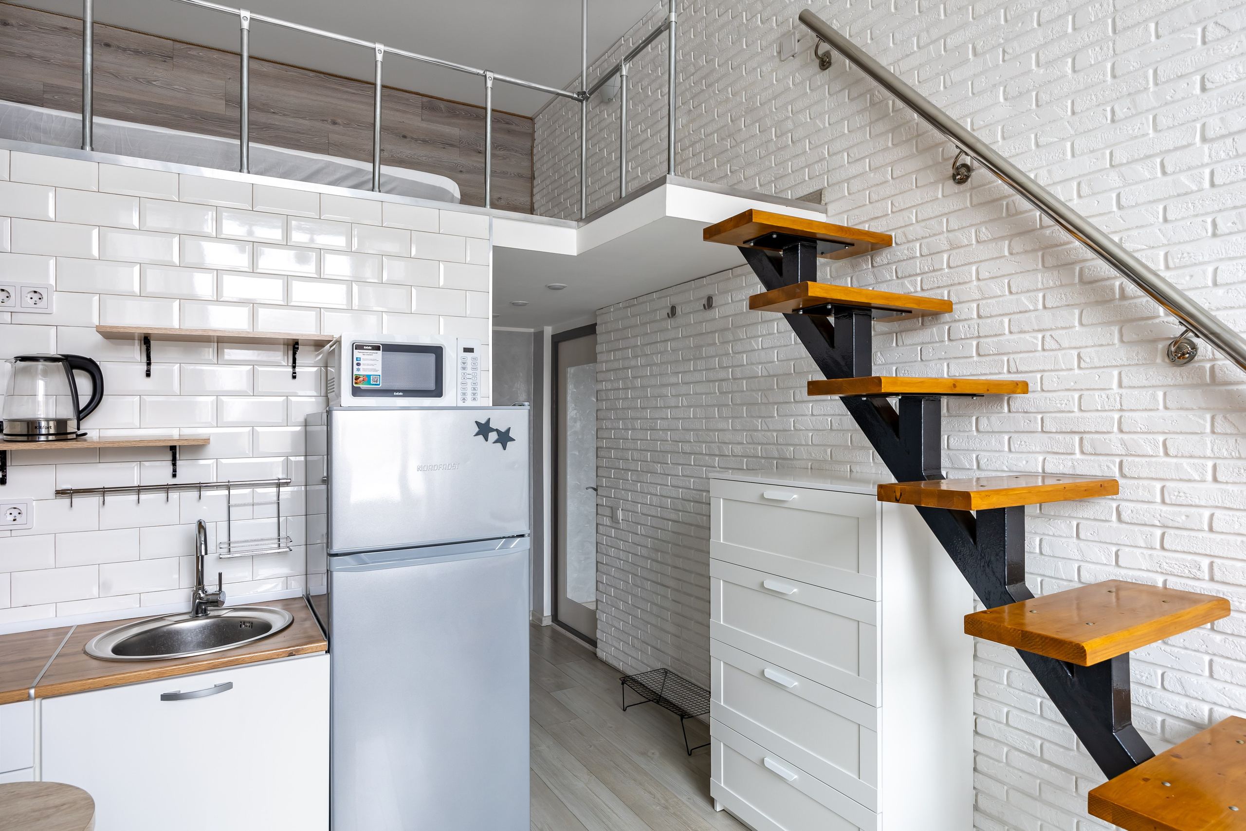 Двухуровневая студия для аренды. Интерьерный фотограф в Москве Сергей Чекмезов