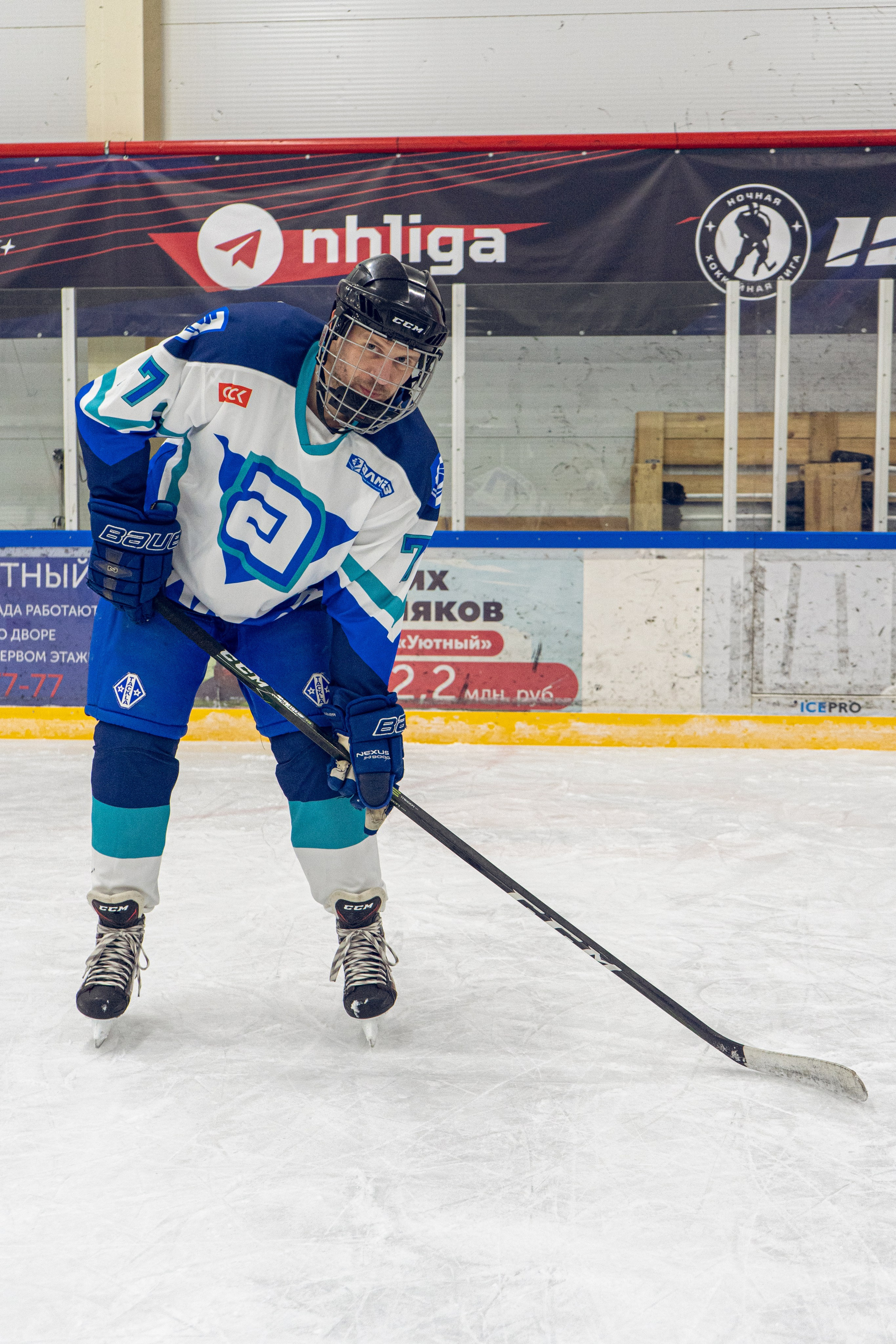 Тренировка по хоккею «ЦМКБ «Алмаз»