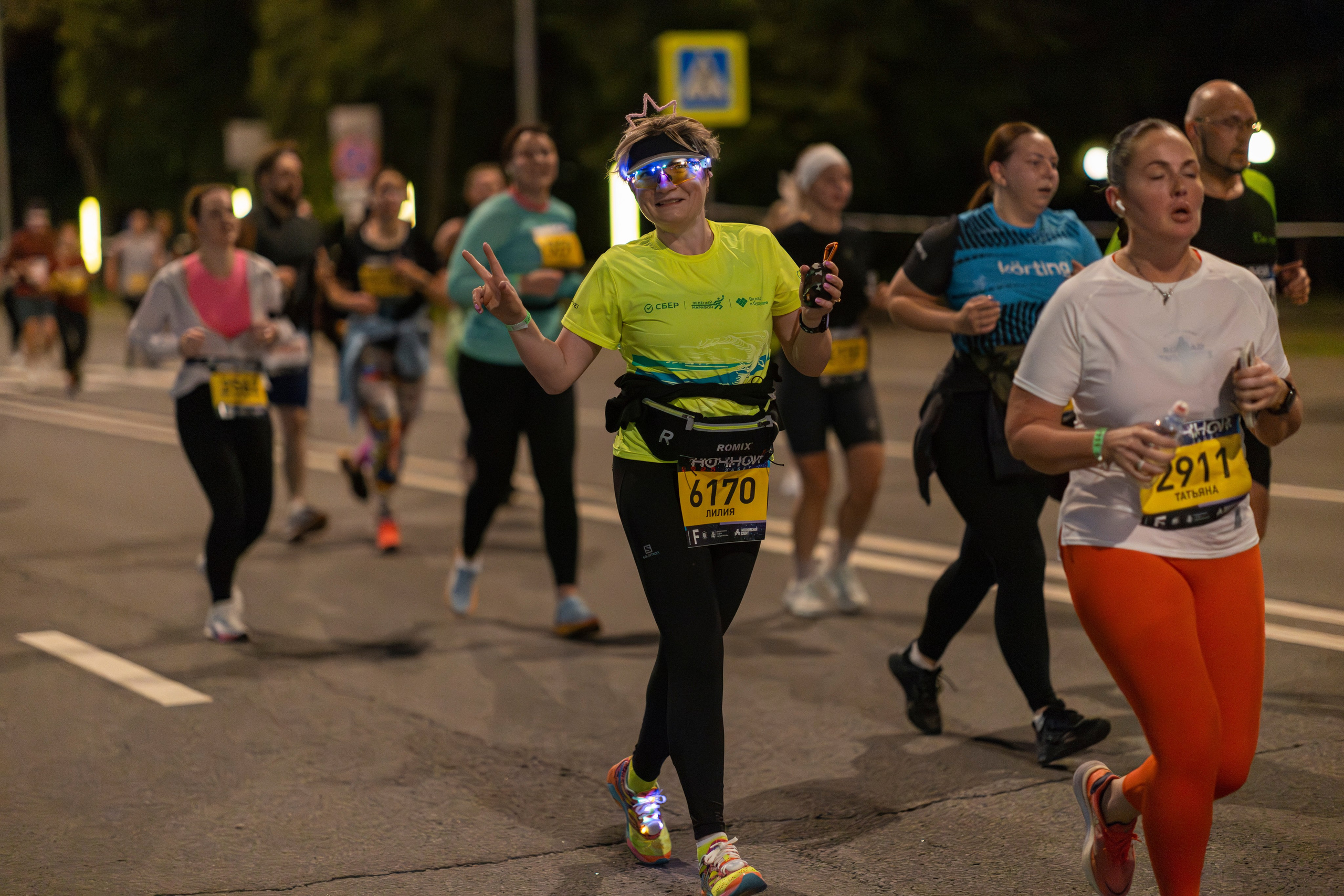 Ночной забег 2025. Фотограф Сергей Ловкий