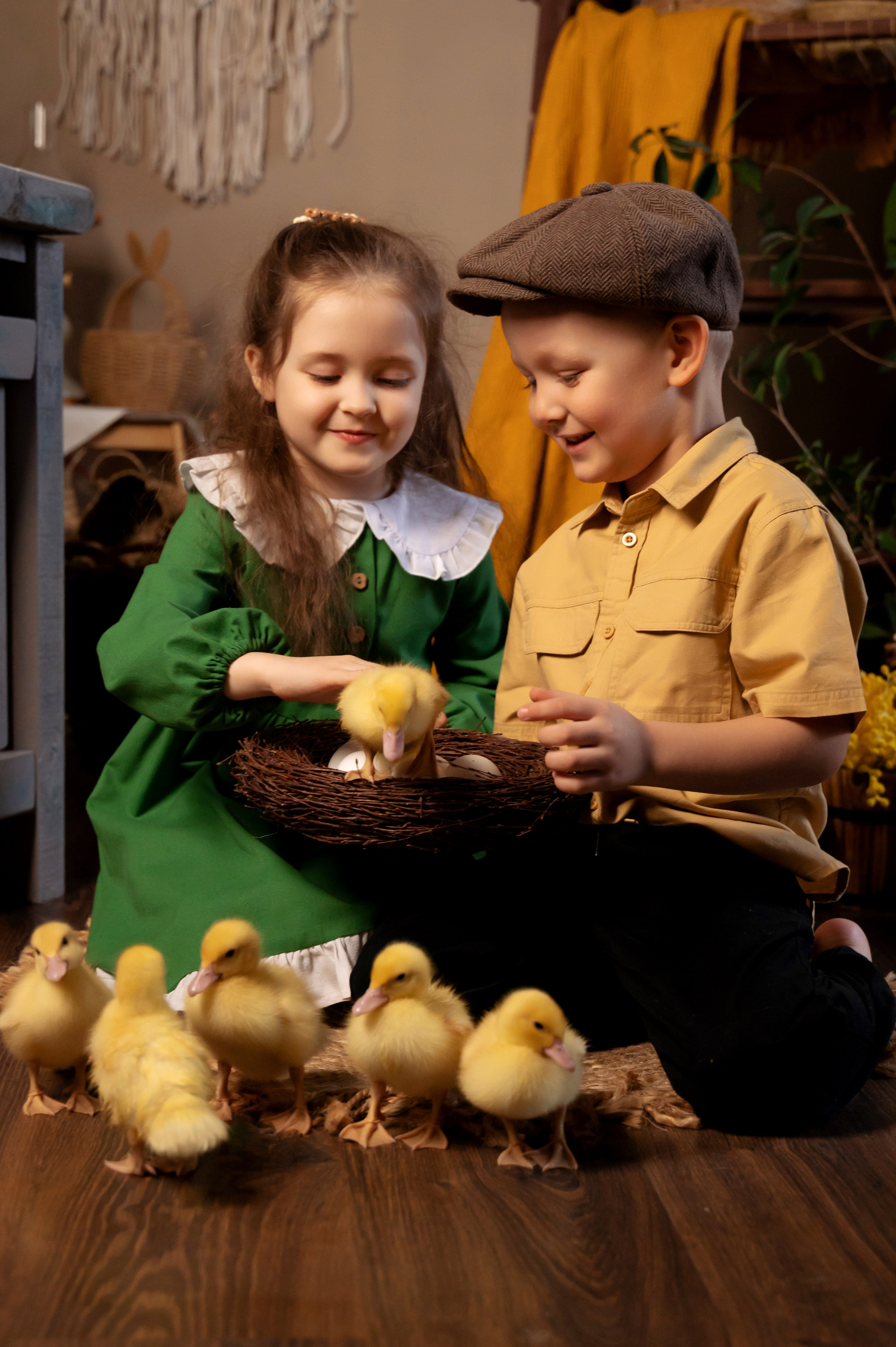 Купание утят. Елена Задорина