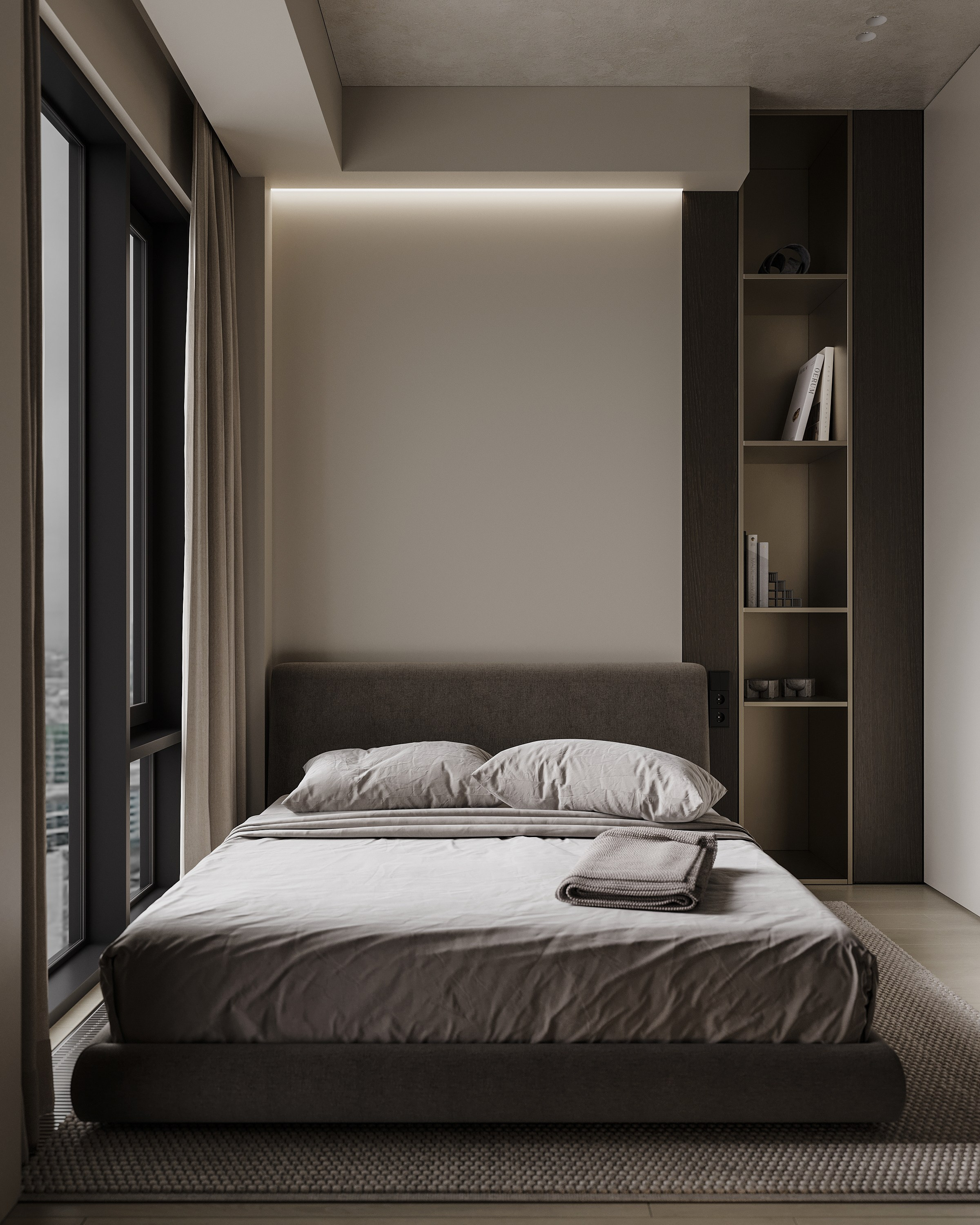 Прихожая + кухня-гостиная + спальня. Ronirosse