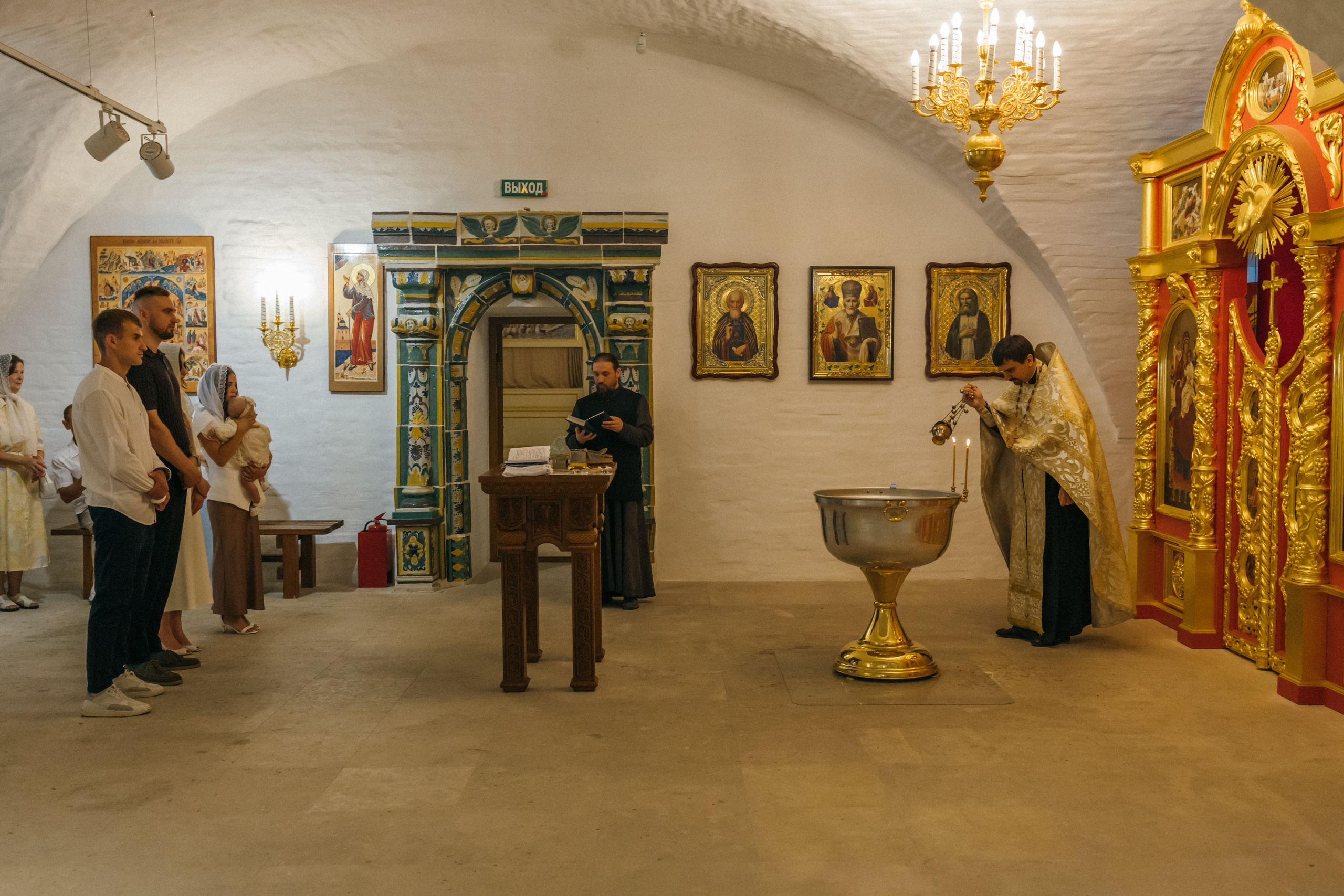 Крещении Мии. Фотограф Ирина Панина