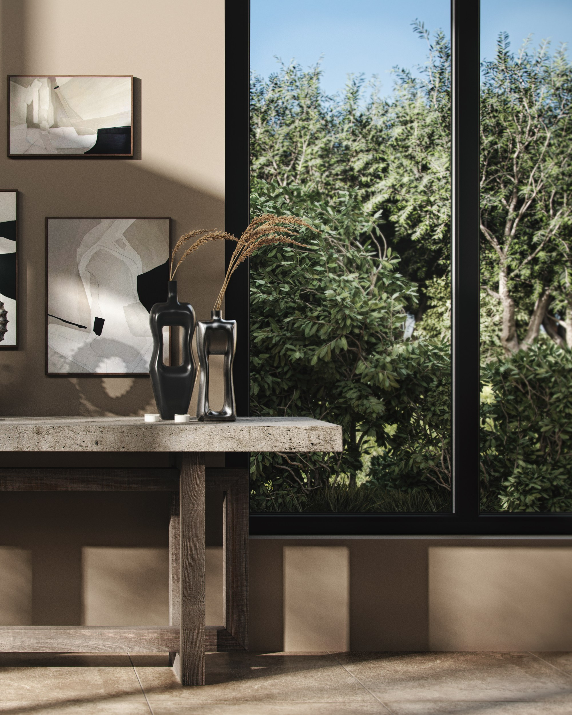 The main role is rays. 3D Визуализация // Reiterrrr