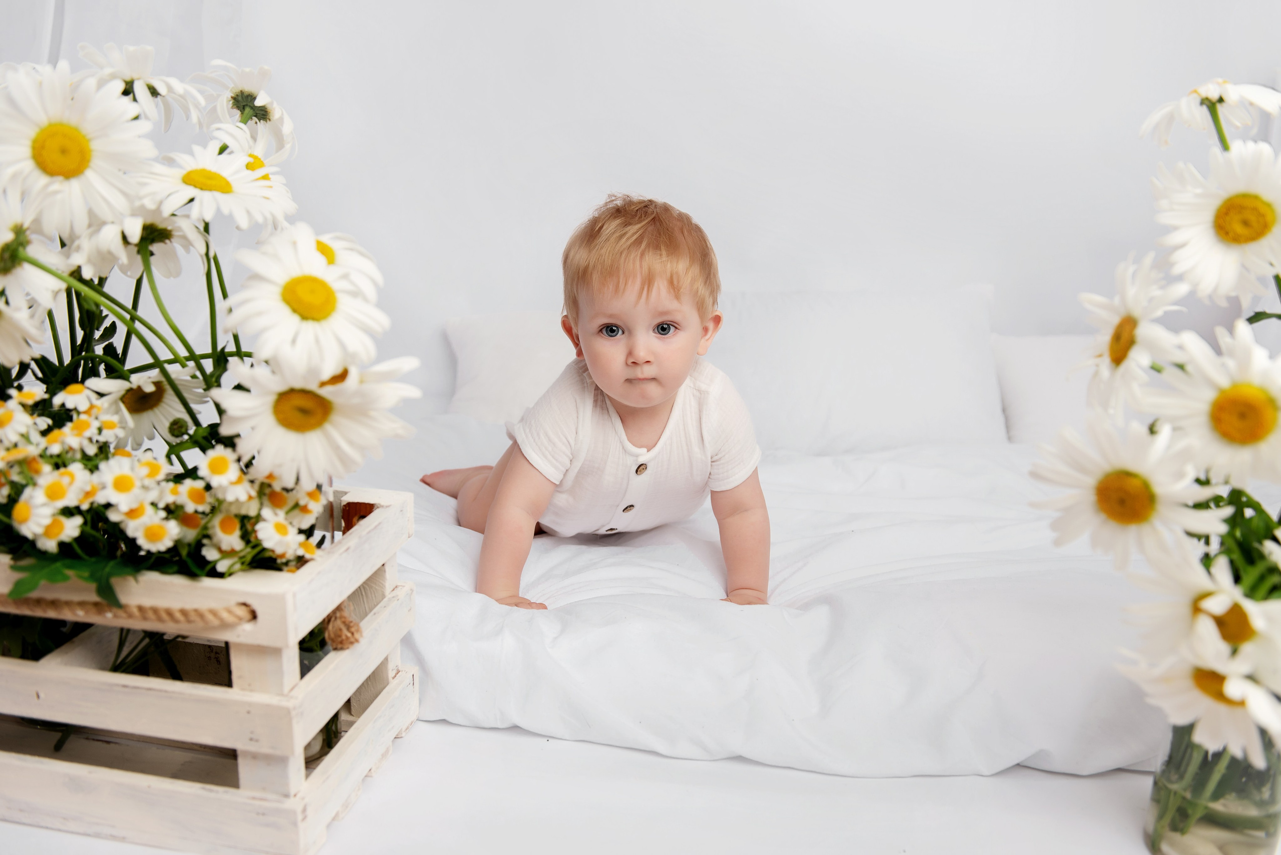 Ромашки. Детский фотограф в Долгопрудном и Москве