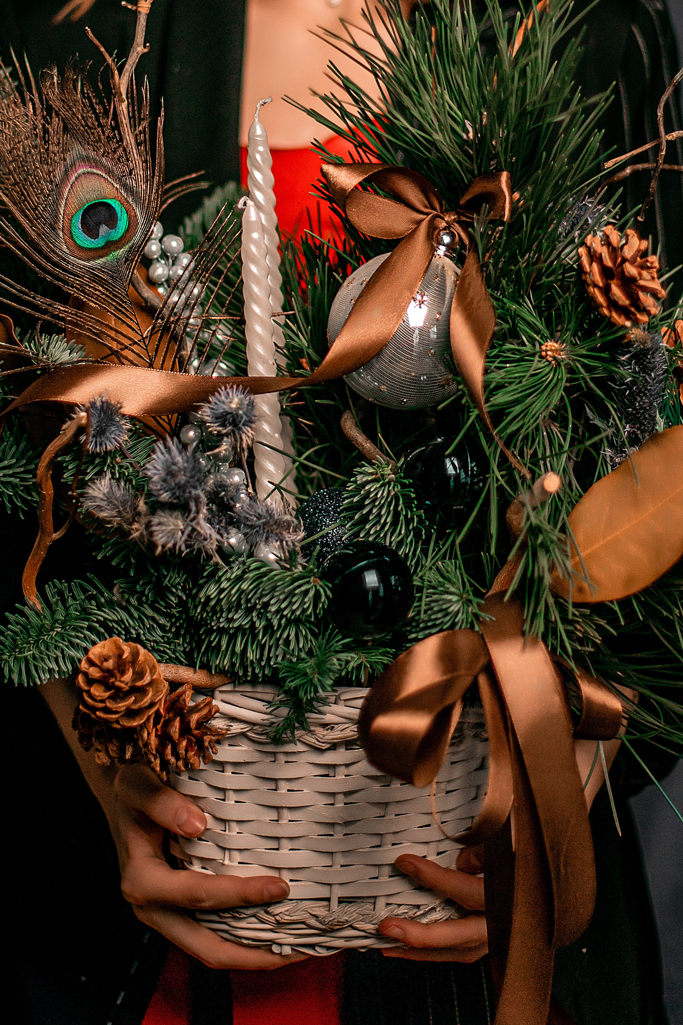 Новогодняя съемка для цветочного бутика. Семейный и индивидуальный фотограф в Ростове-на-Дону