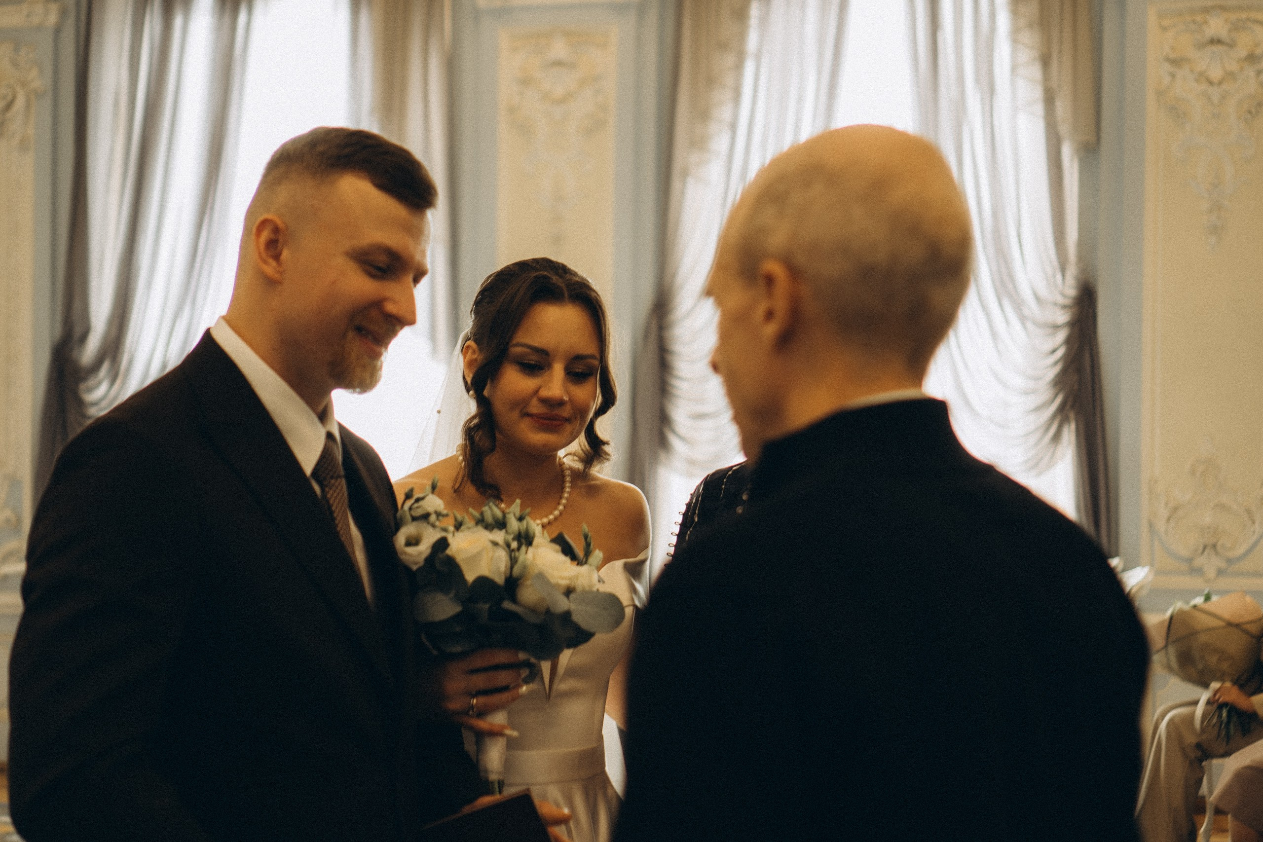 СВАДЕБНАЯ СЬЕМКА ВО ВТОРОМ ДВОРЦЕ БРАКОСОЧЕТАНИЯ. Профессиональный фотограф, Санкт-Петербург — Виктория Богомолова