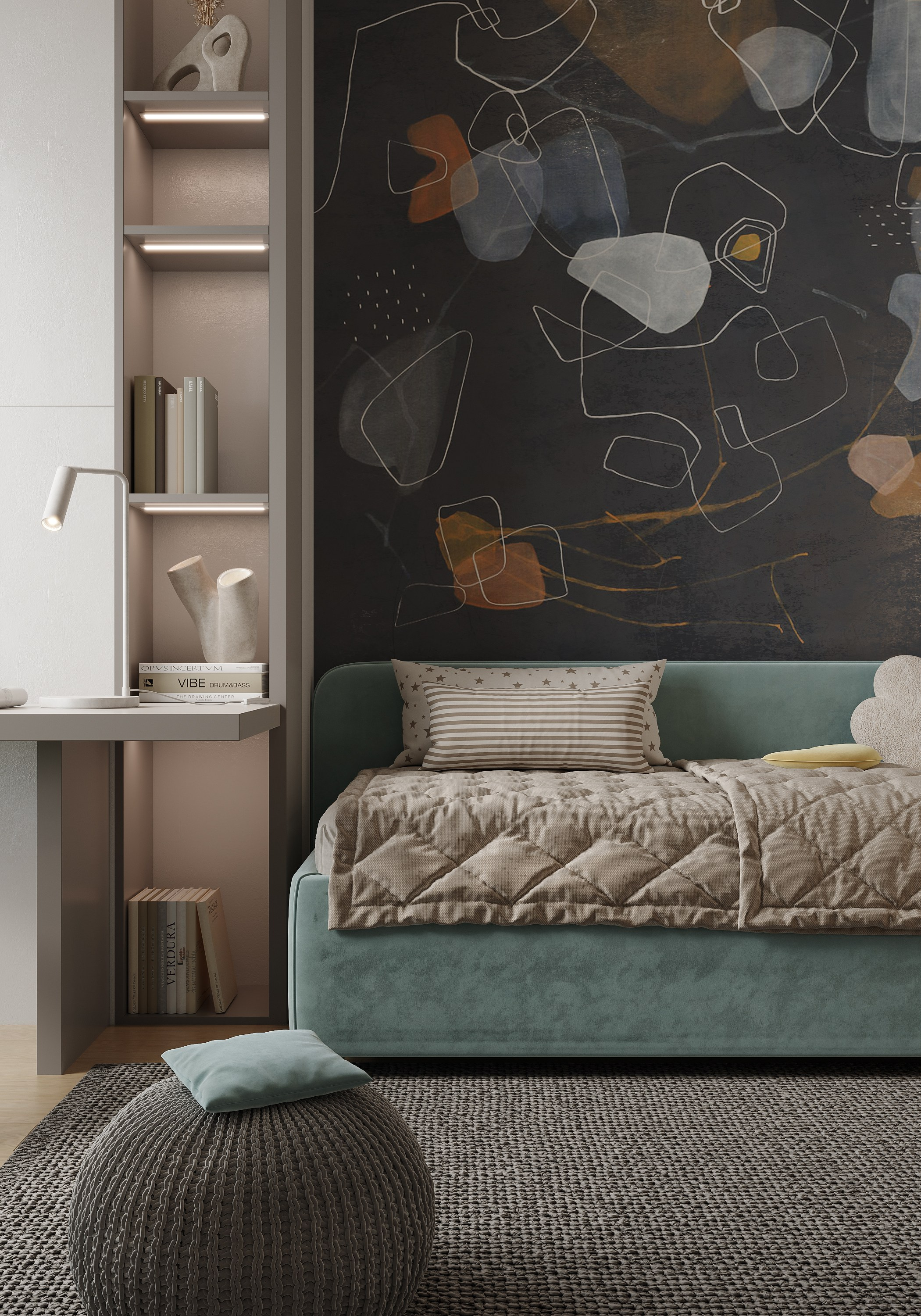 Квартира для LSD Bureau. 3D визуализация интерьера и архитектурной среды