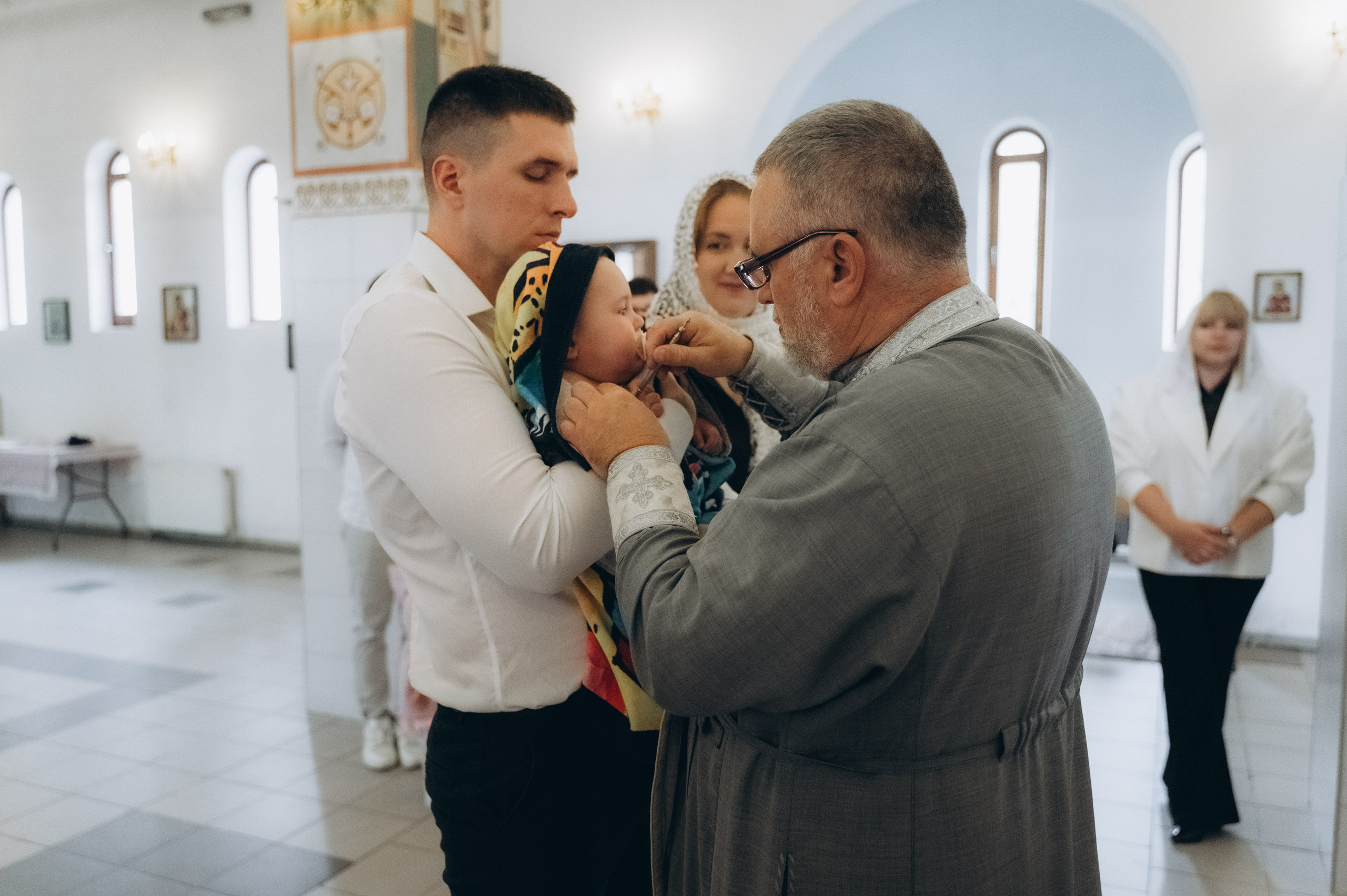 Крещение Демьяна (Церковь в честь святой блаженной Ксении Петербургской). Семейный фотограф в Минске Дарья Дреко
