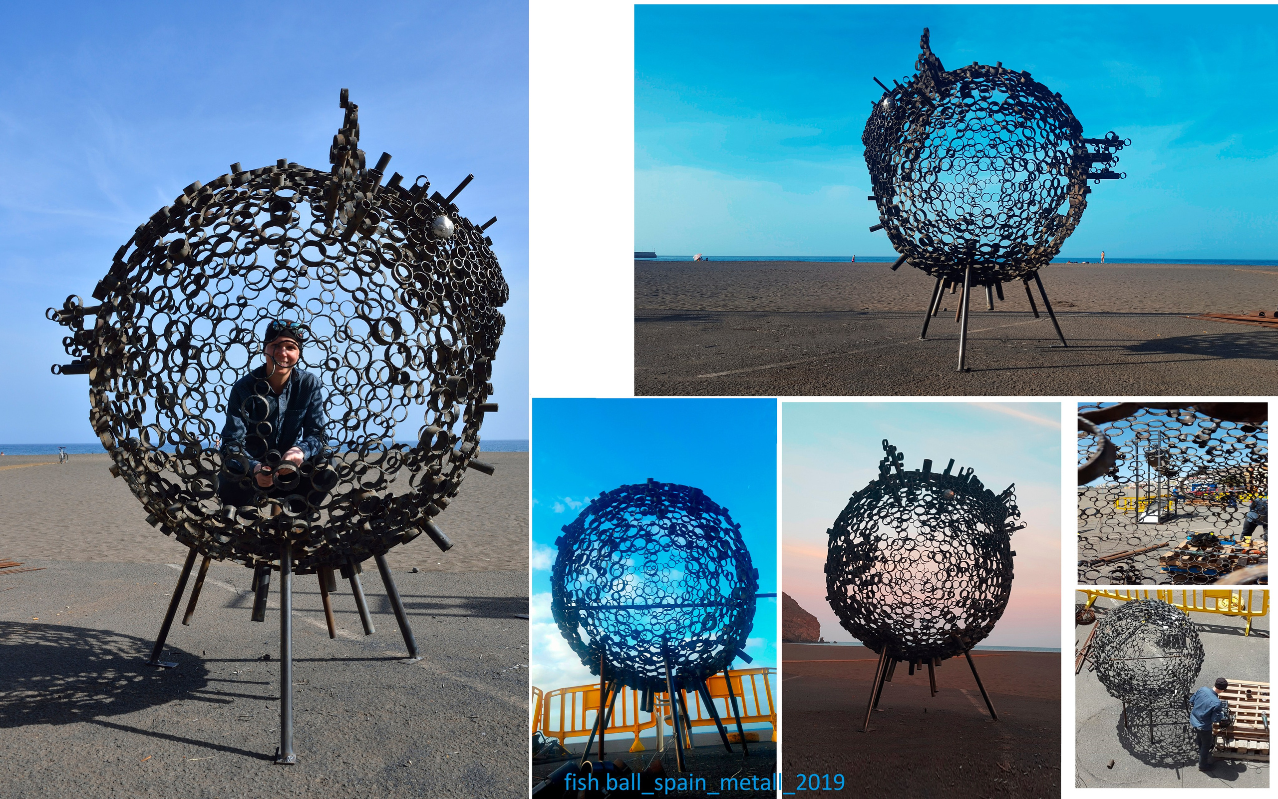 Рыба-шар_Испания _Канарские острова_Фуертевентура_ 2019. Художник — скульптор Антонина Фатхуллина