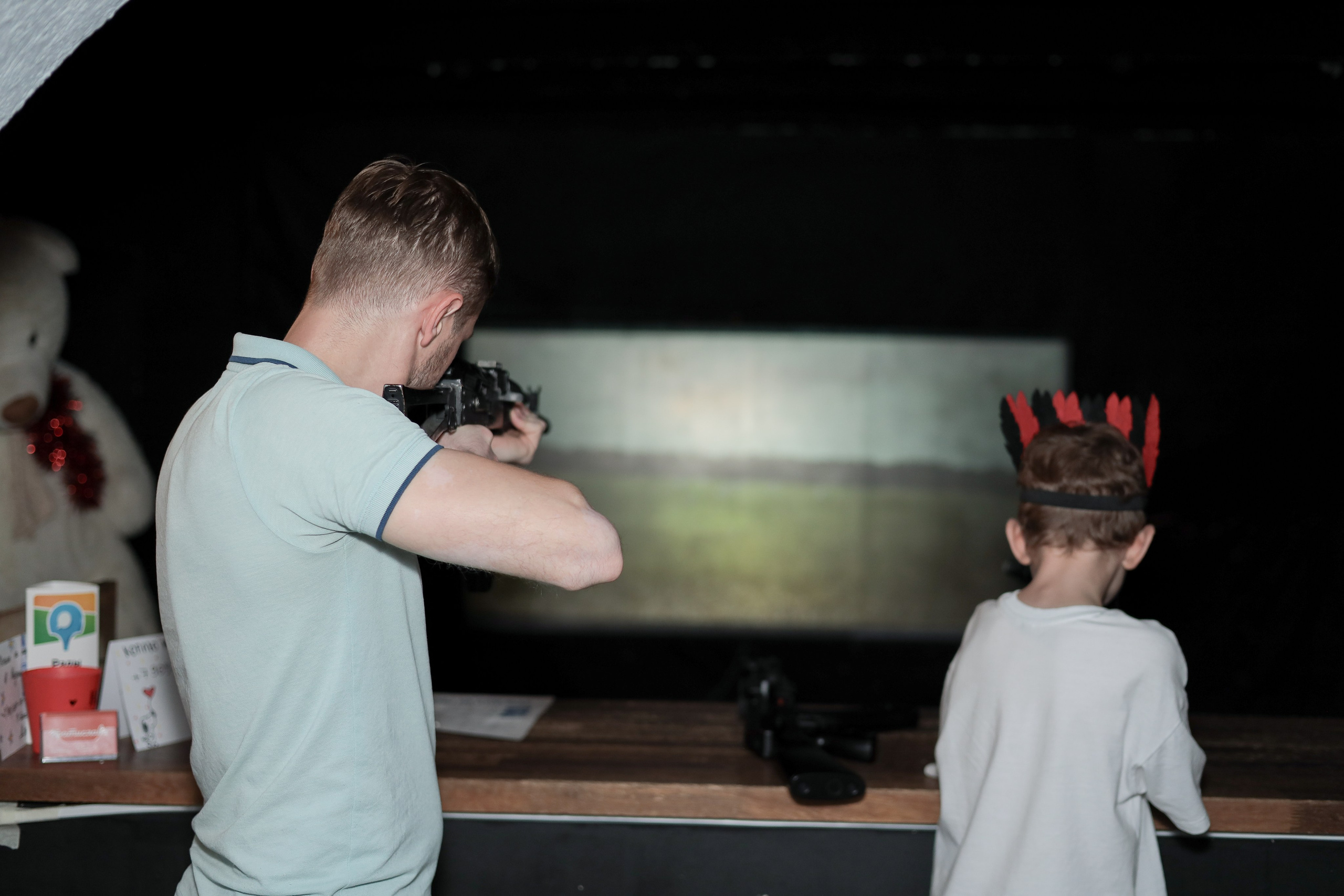День рождение в стрелковом клубе. Фотограф Надршина Лилия