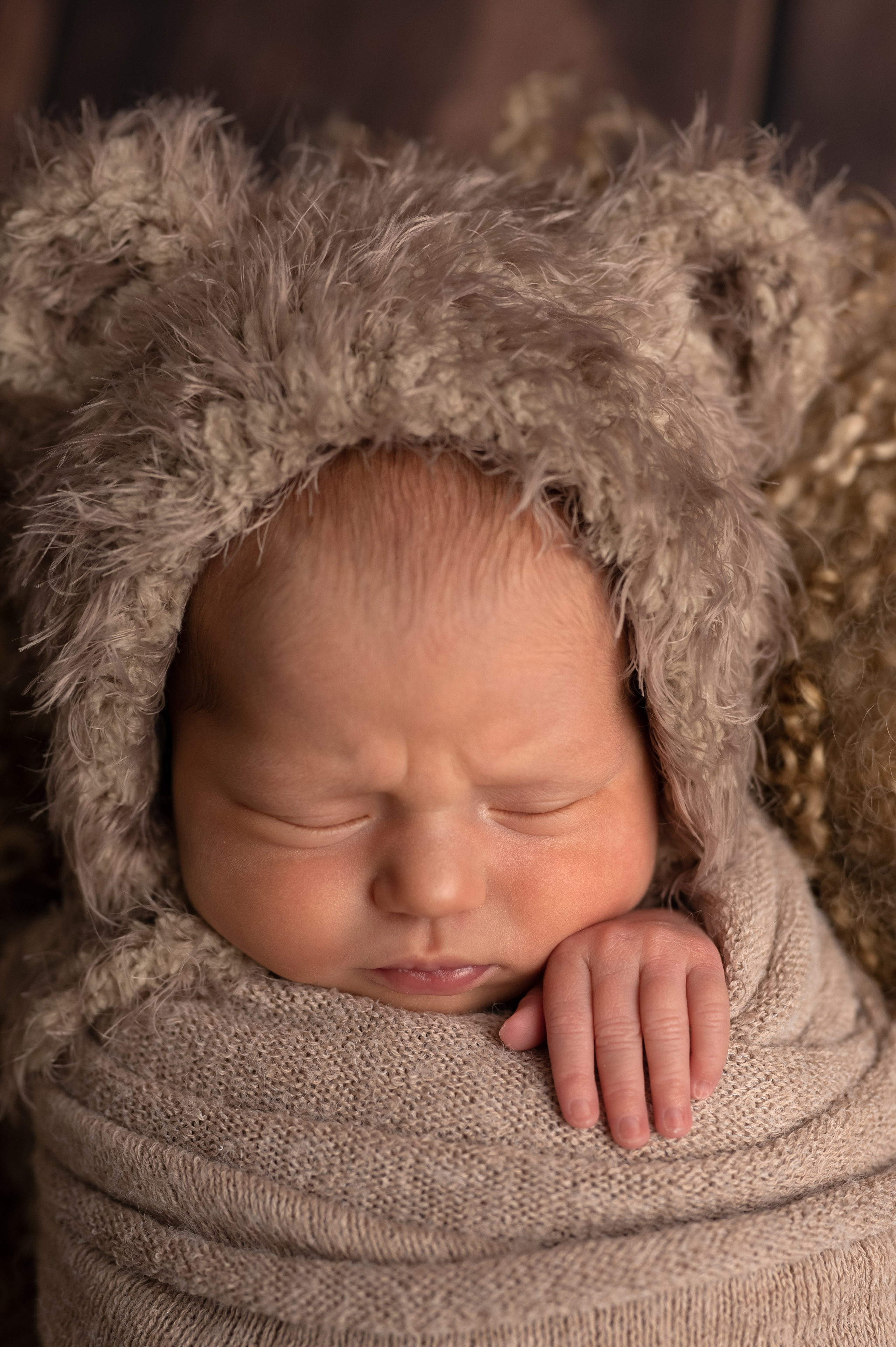 Классический ньюборн. Фотограф новорождённых Ольга Ушакова Москва
