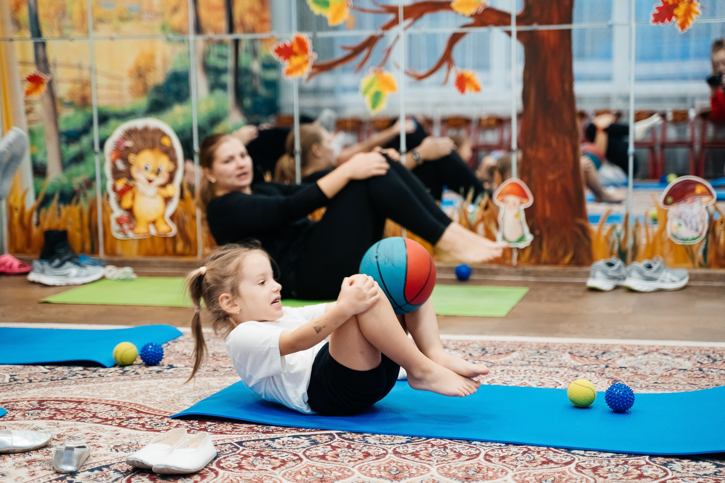 Урок по пилатесу. Семейный и свадебный фотограф в Москве Леванова Александра