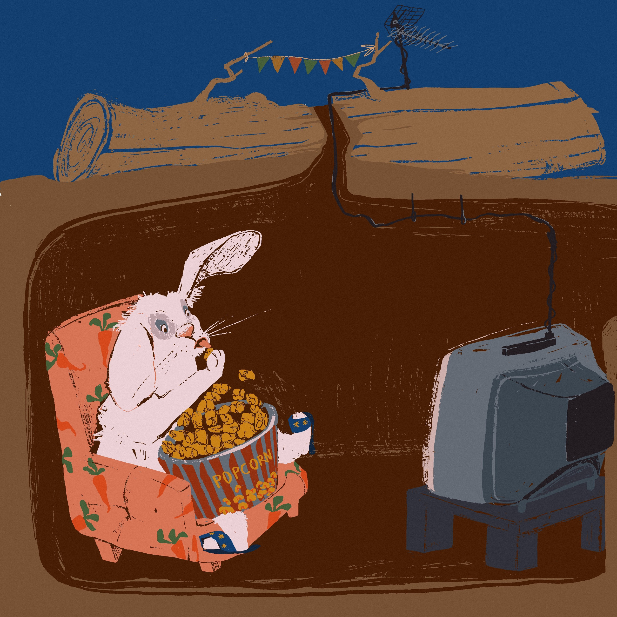 Peactober 2024. Детская иллюстрация 