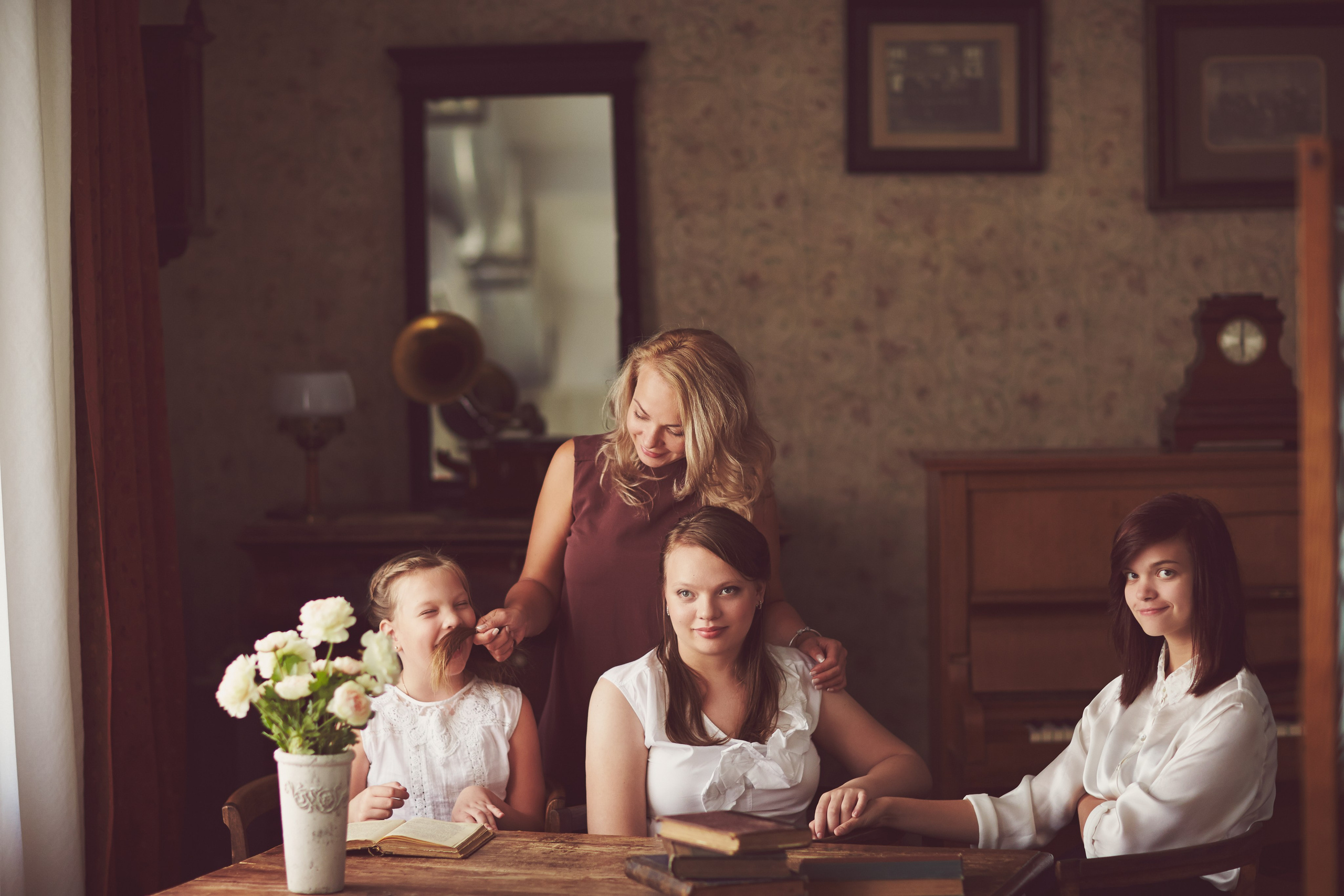 Катя и семья. Интерьерный и портретный фотограф в Москве Анна Моногарова