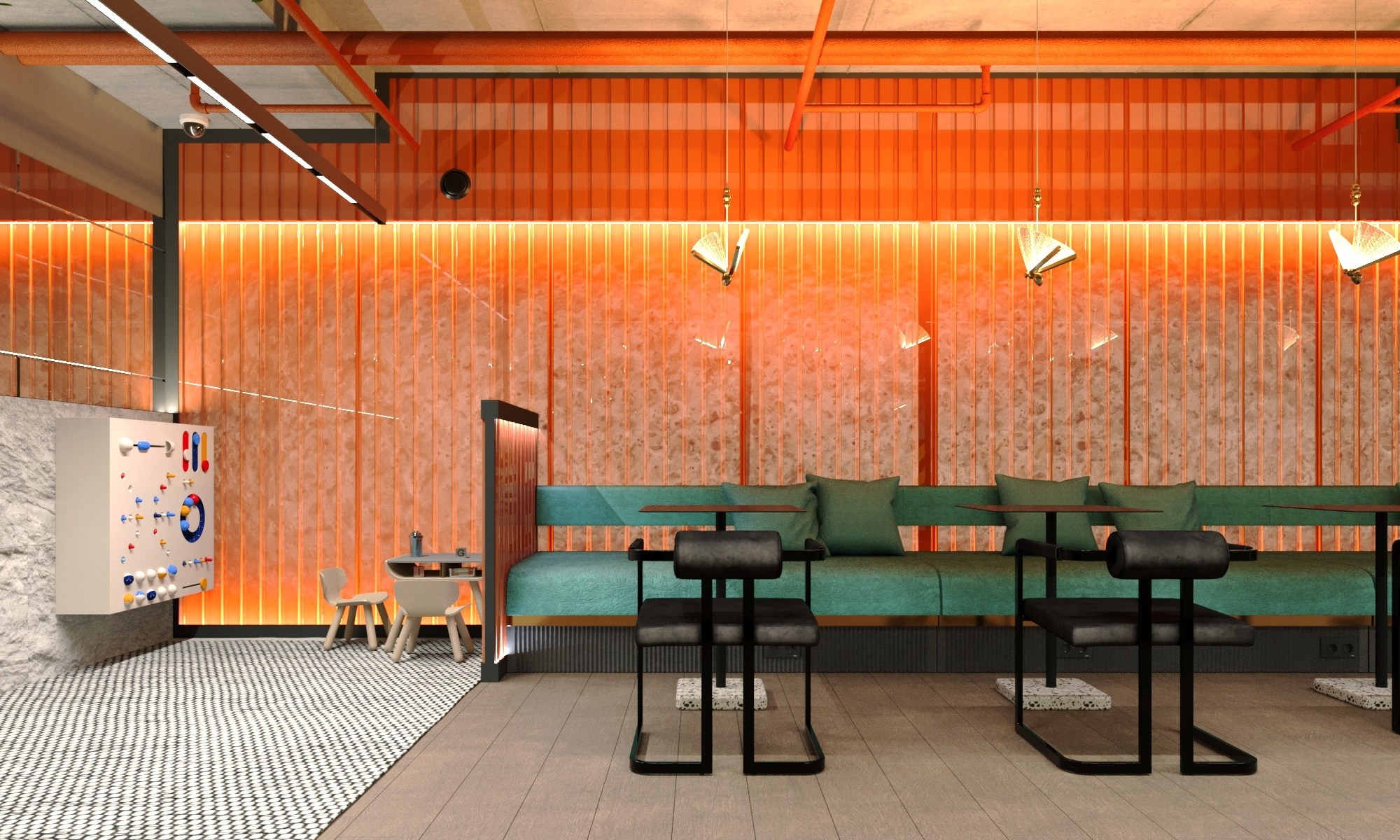 Клиентская Автомоечно-детейлингого комплекса IMallCarwash, г. Пермь. Дизайн интерьера и экстерьера в Санкт-Петербурге Яна Емельянова