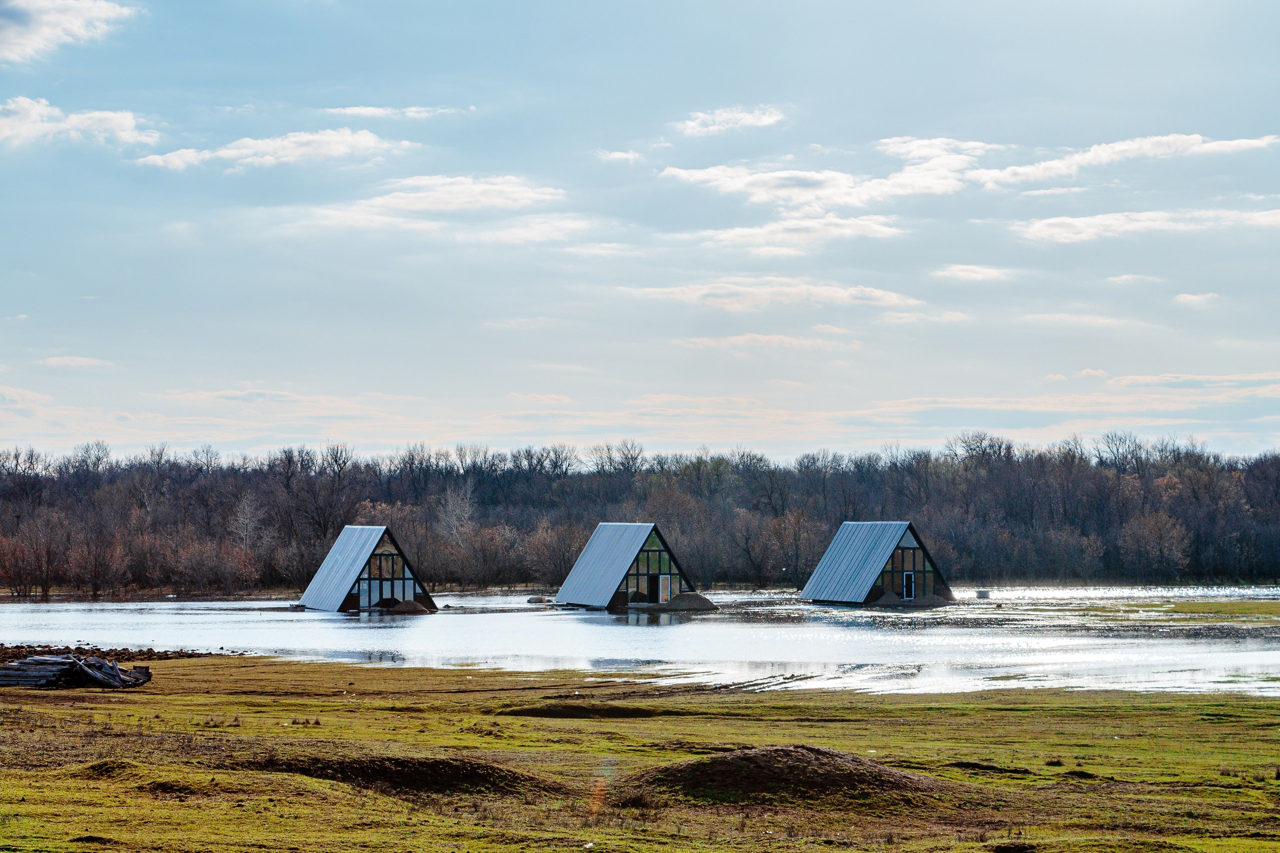потоп, урал, вода, наводнение 2024, наводнение в западно-казахстанской области