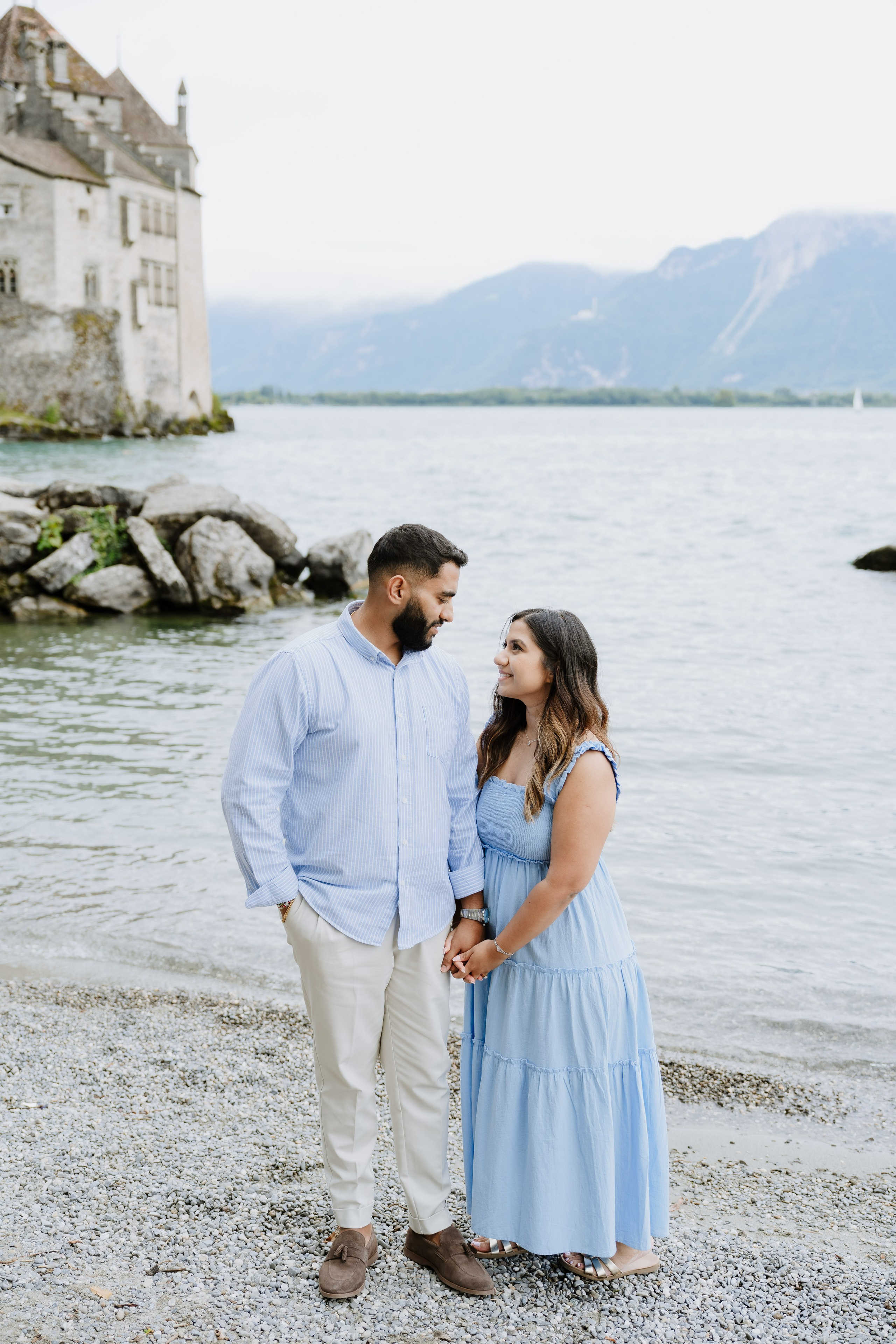 Krishna & Ravi | Proposal Montreux. Professional Wedding Photographer Geneva & Romande Switzerland | Tanya Creator