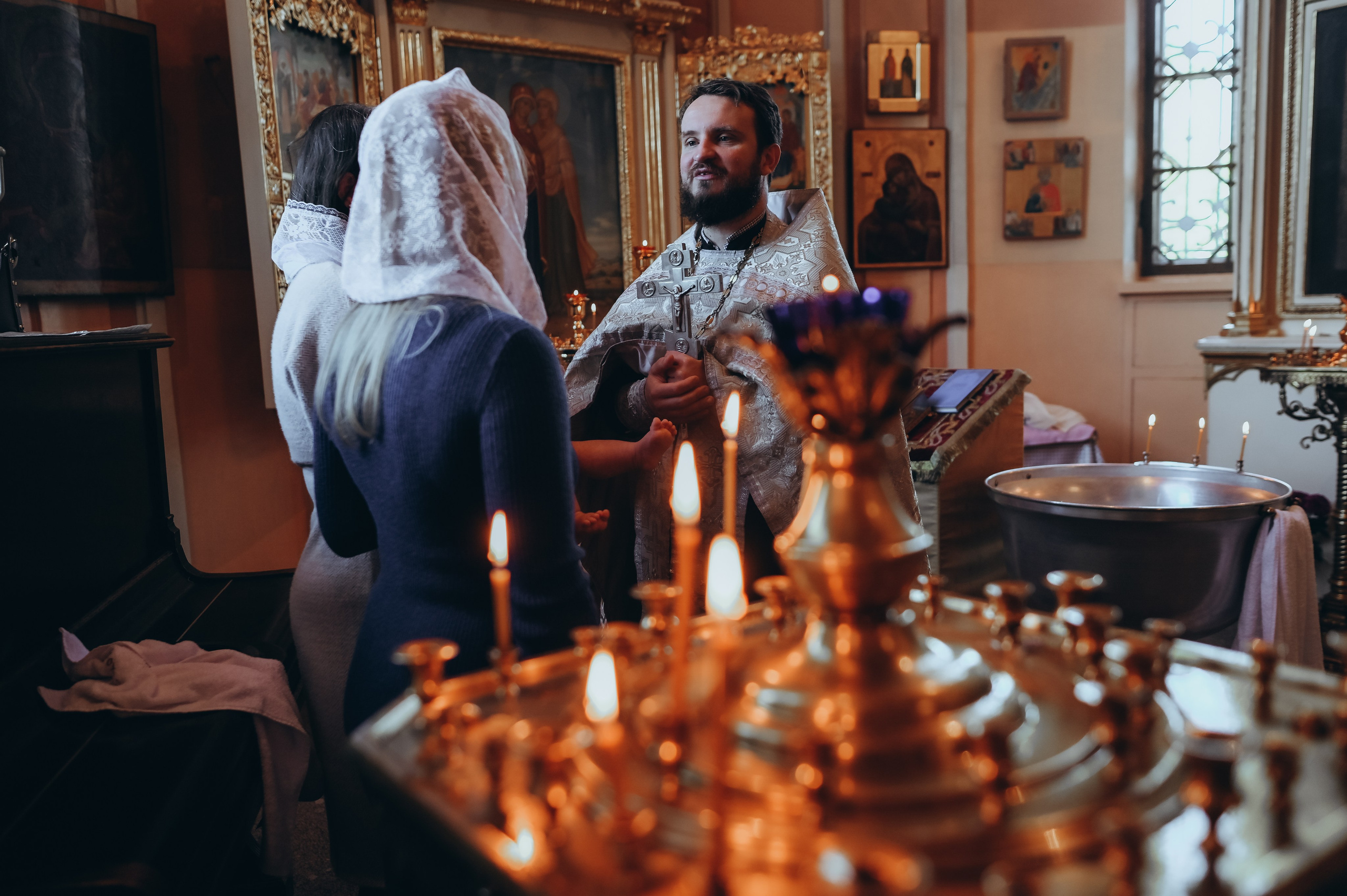 Крещение Любочки. Семейный и свадебный фотограф в Санкт-Петербурге Яна