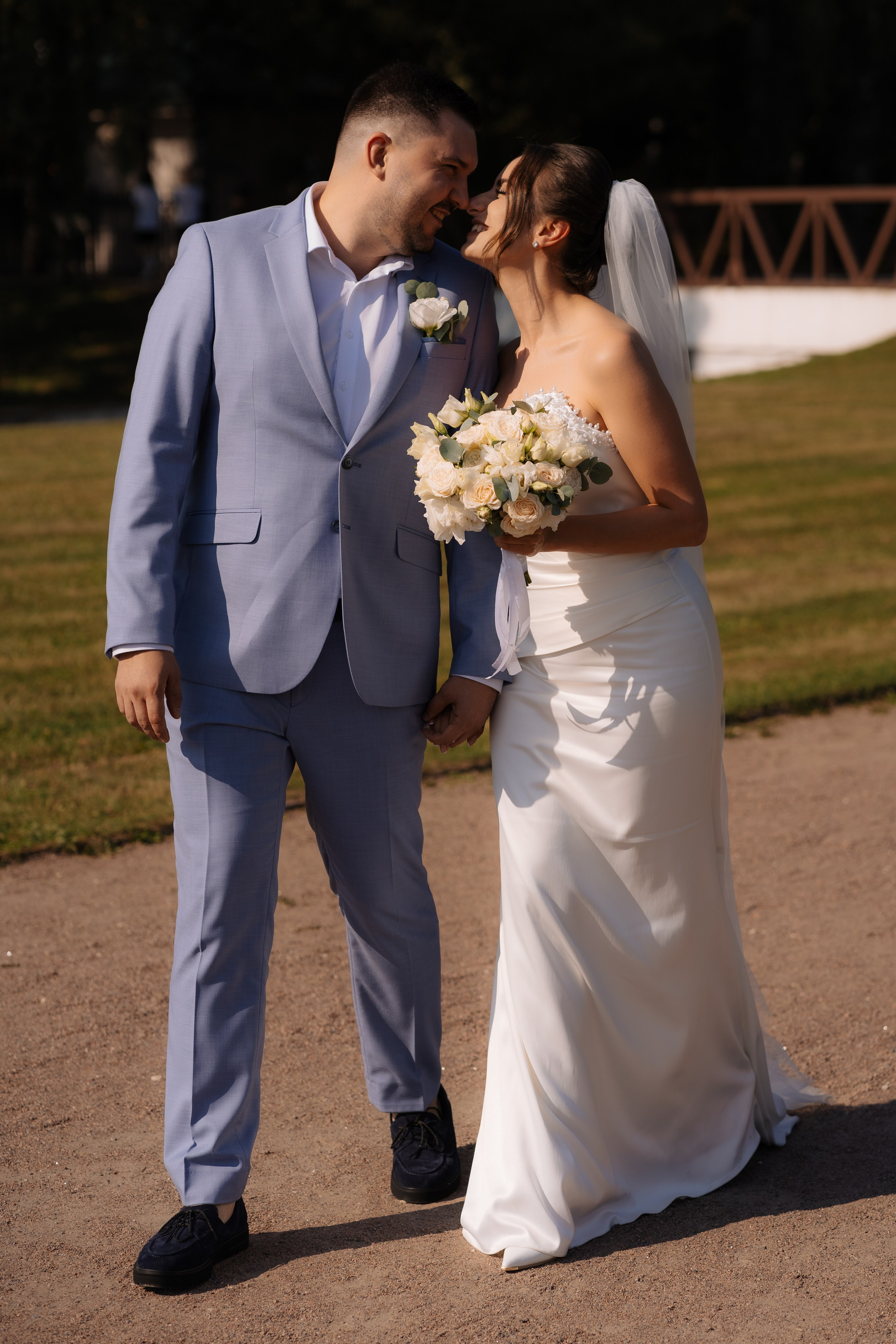 Свадебная фотосессия в Москве, парк Кусково. Свадебный фотограф в Москве Анна Полушина